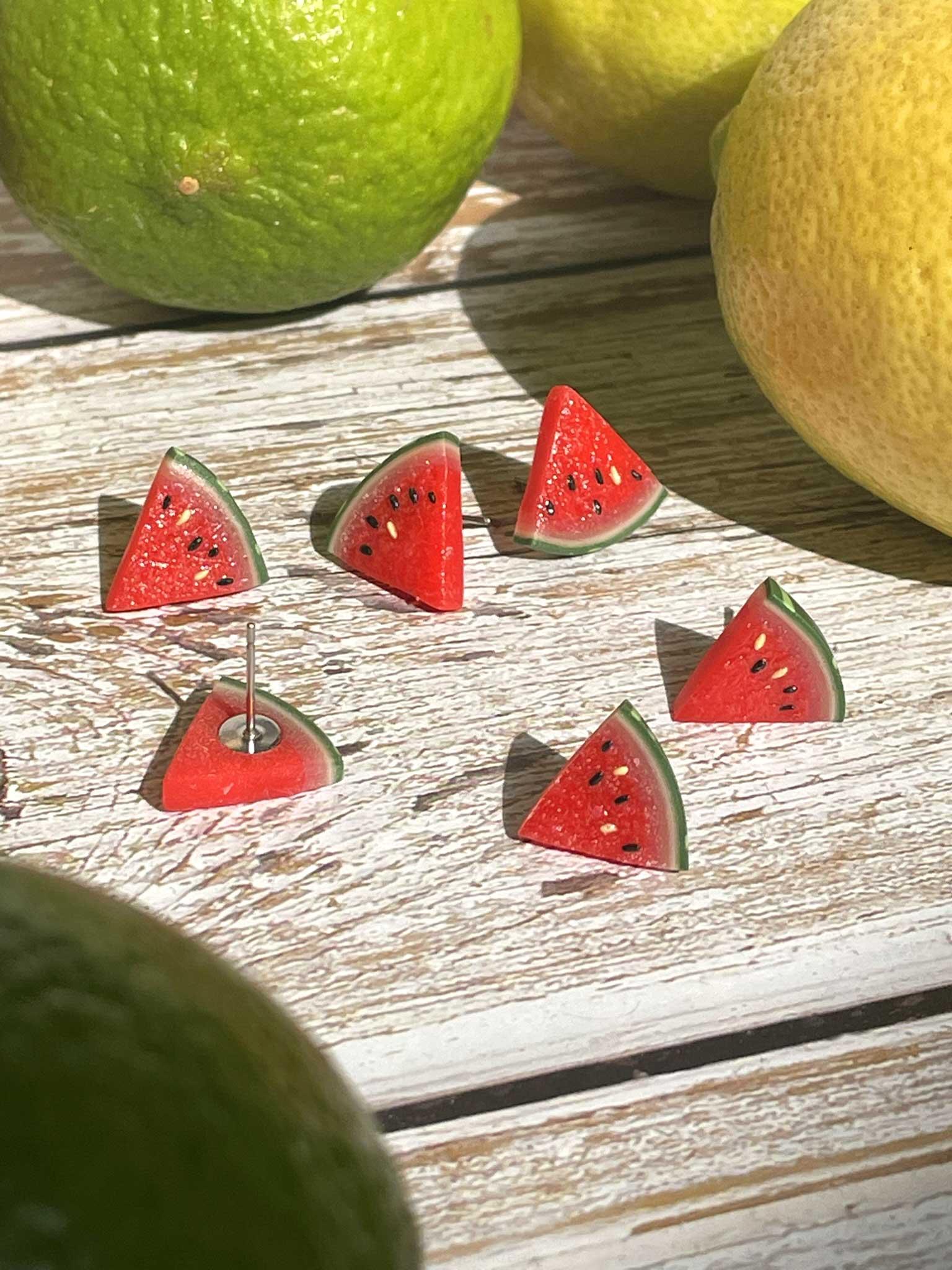 Náušnice melouny napichovací