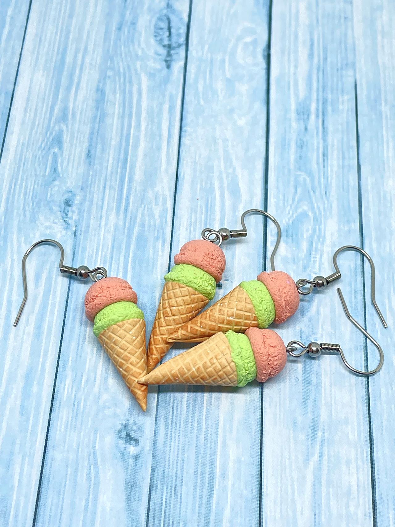 Náušnice Kopečková zmrzlina