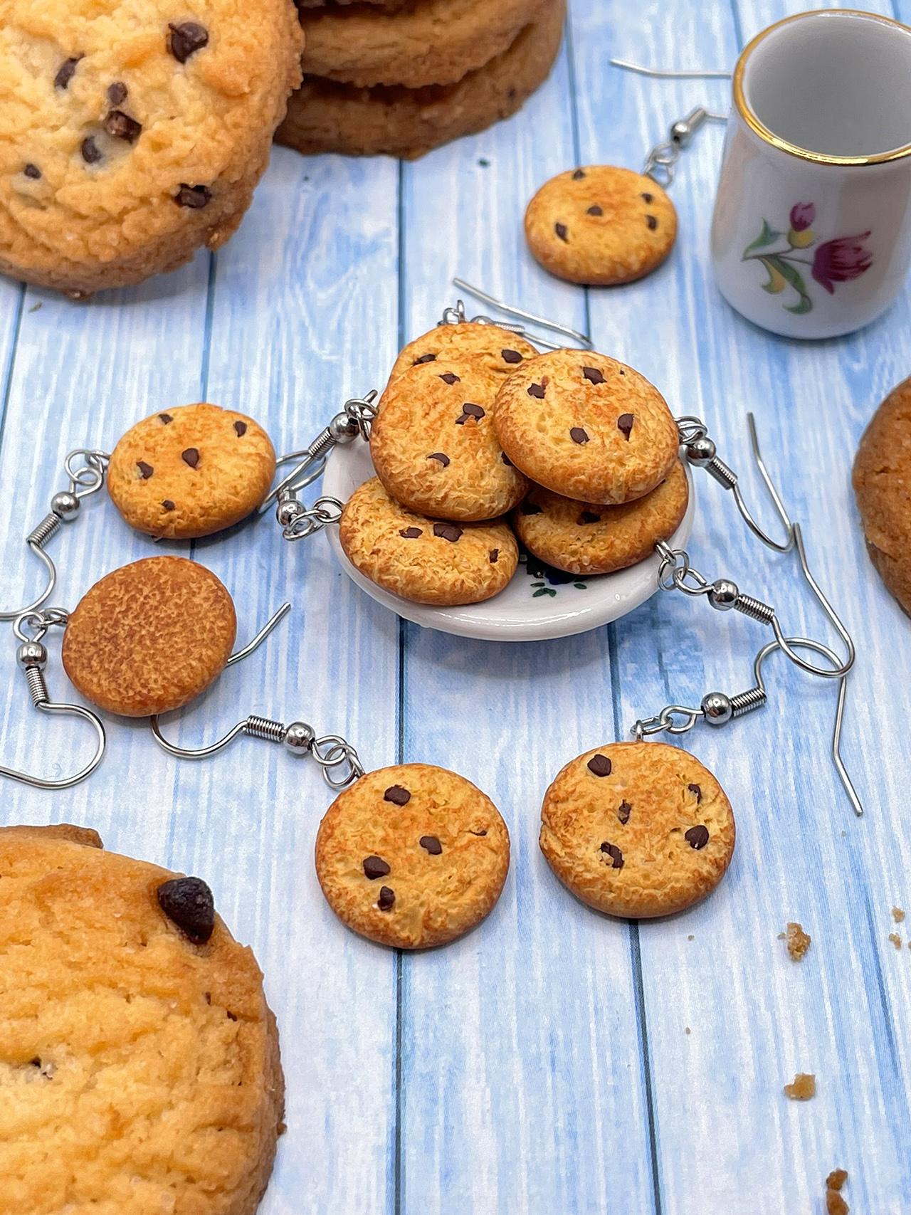 Náušnice sušenky Cookies visací