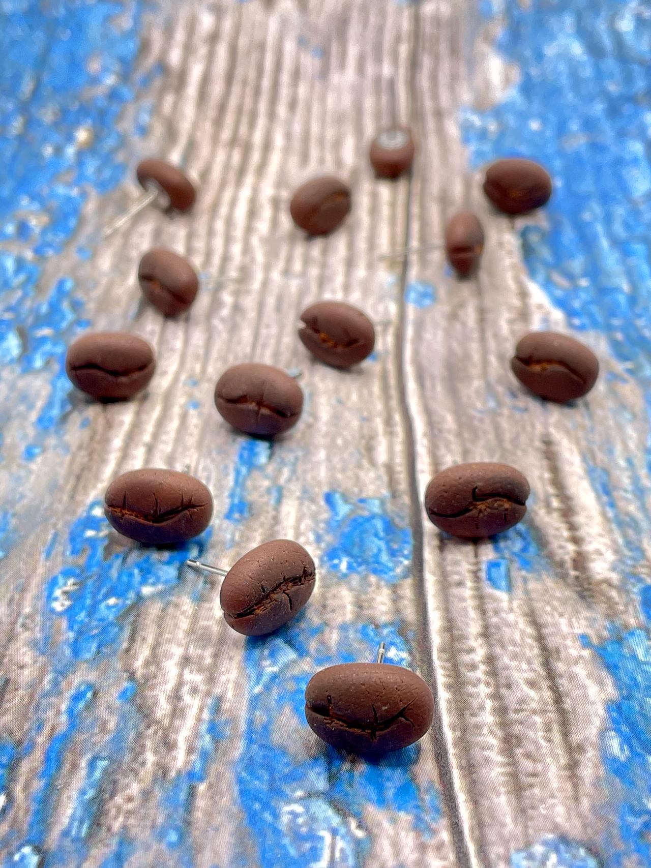 Náušnice kávová zrna