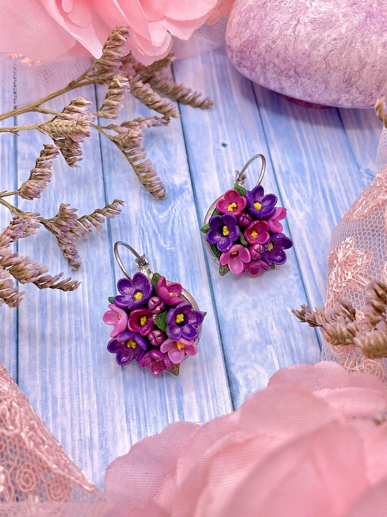 Náušnice květinkové 