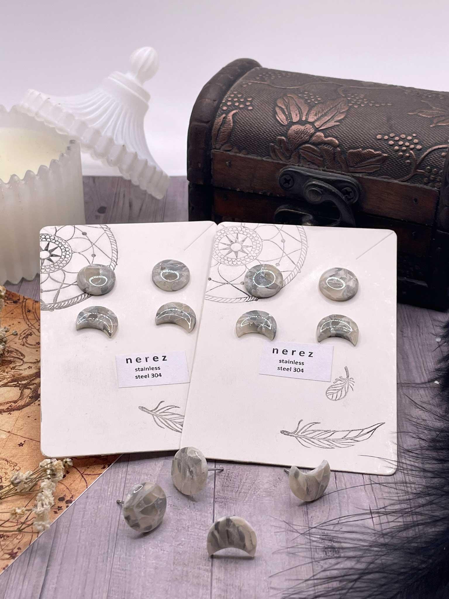 Náušnice Fáze měsíce