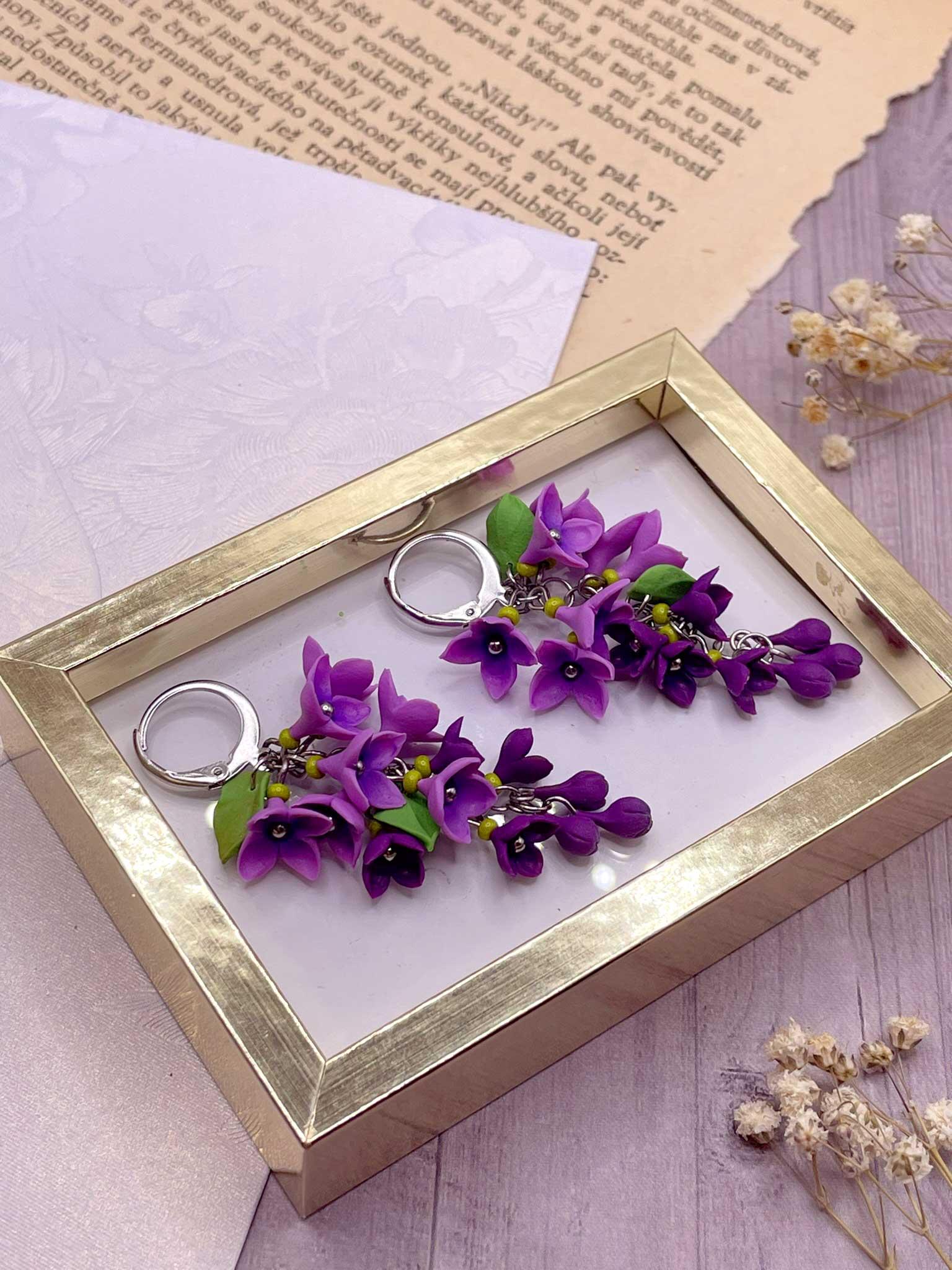 Náušnice Šeříky