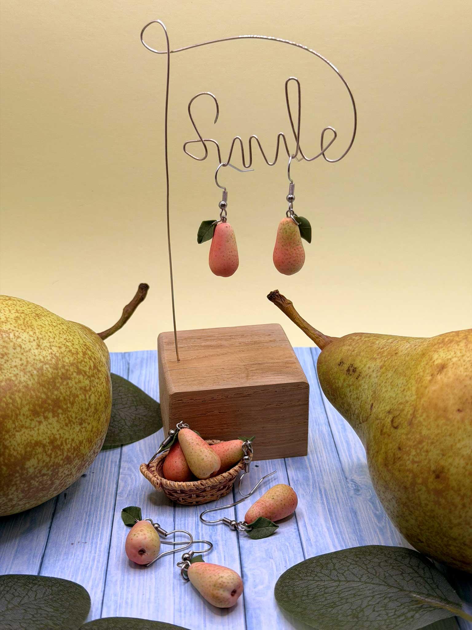 Náušnice Hrušky visací