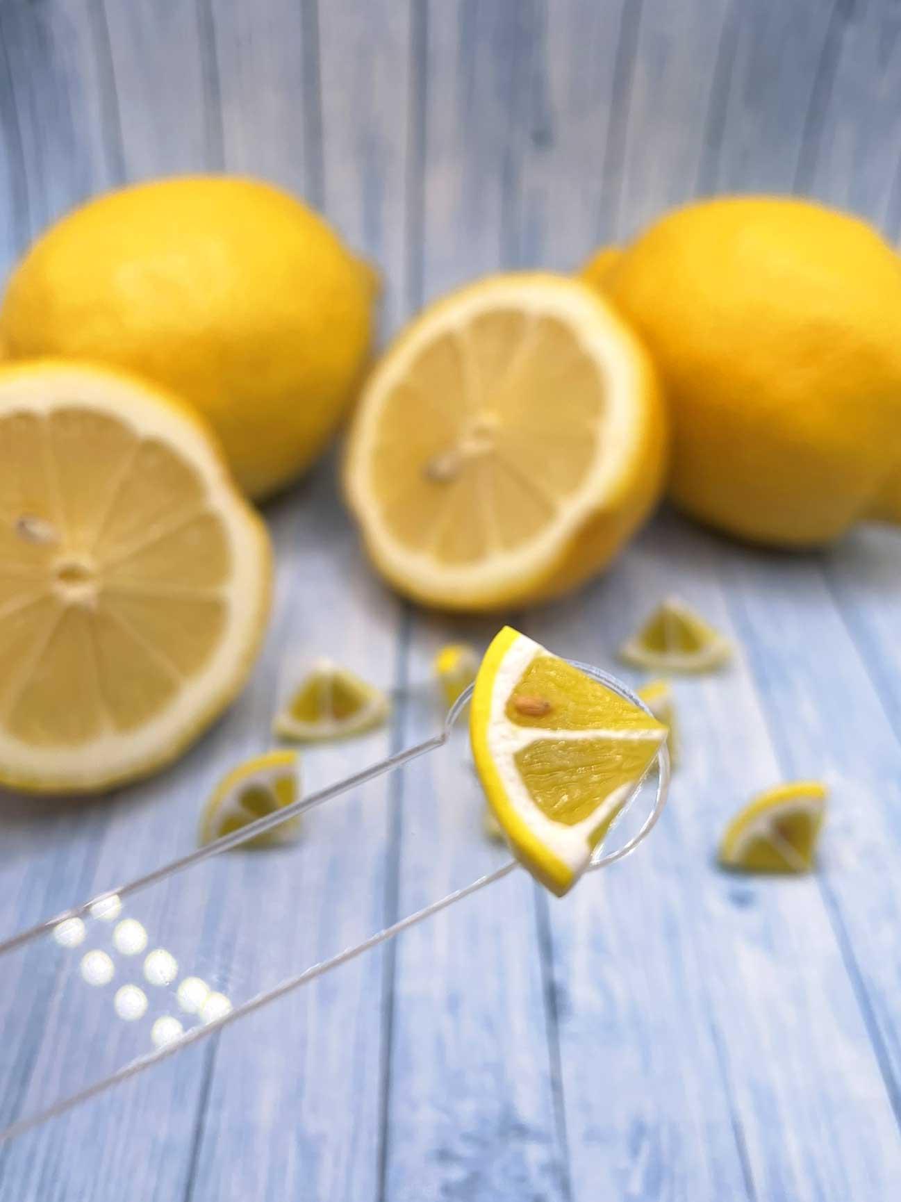 Náušnice citrony napichovací