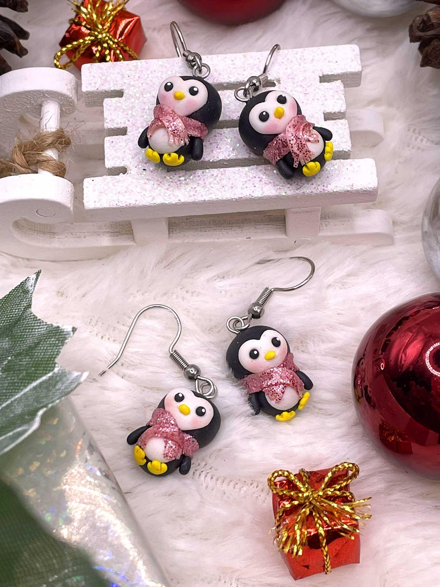 Náušnice tučňáci