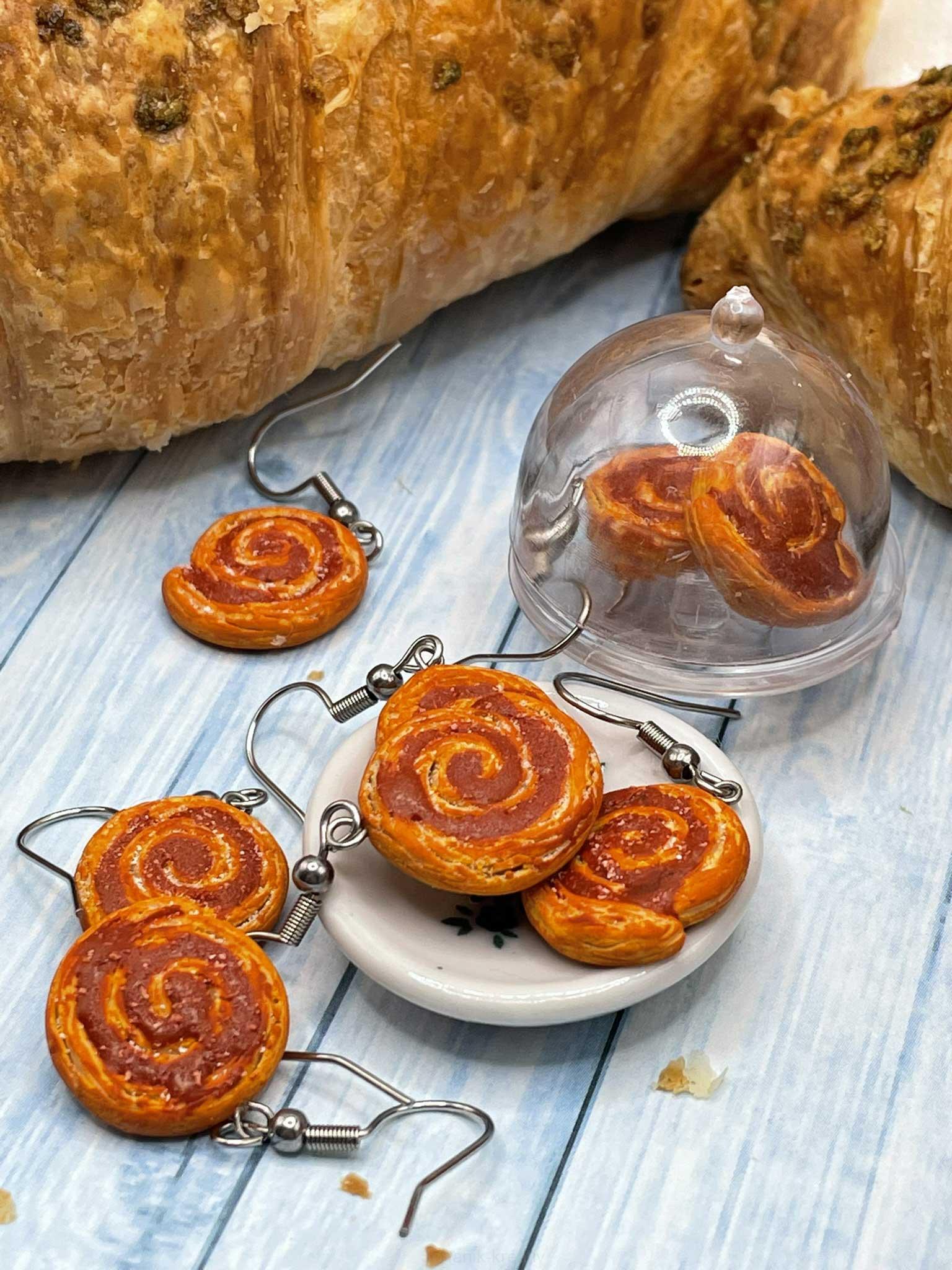 Náušnice Skořicoví šneci