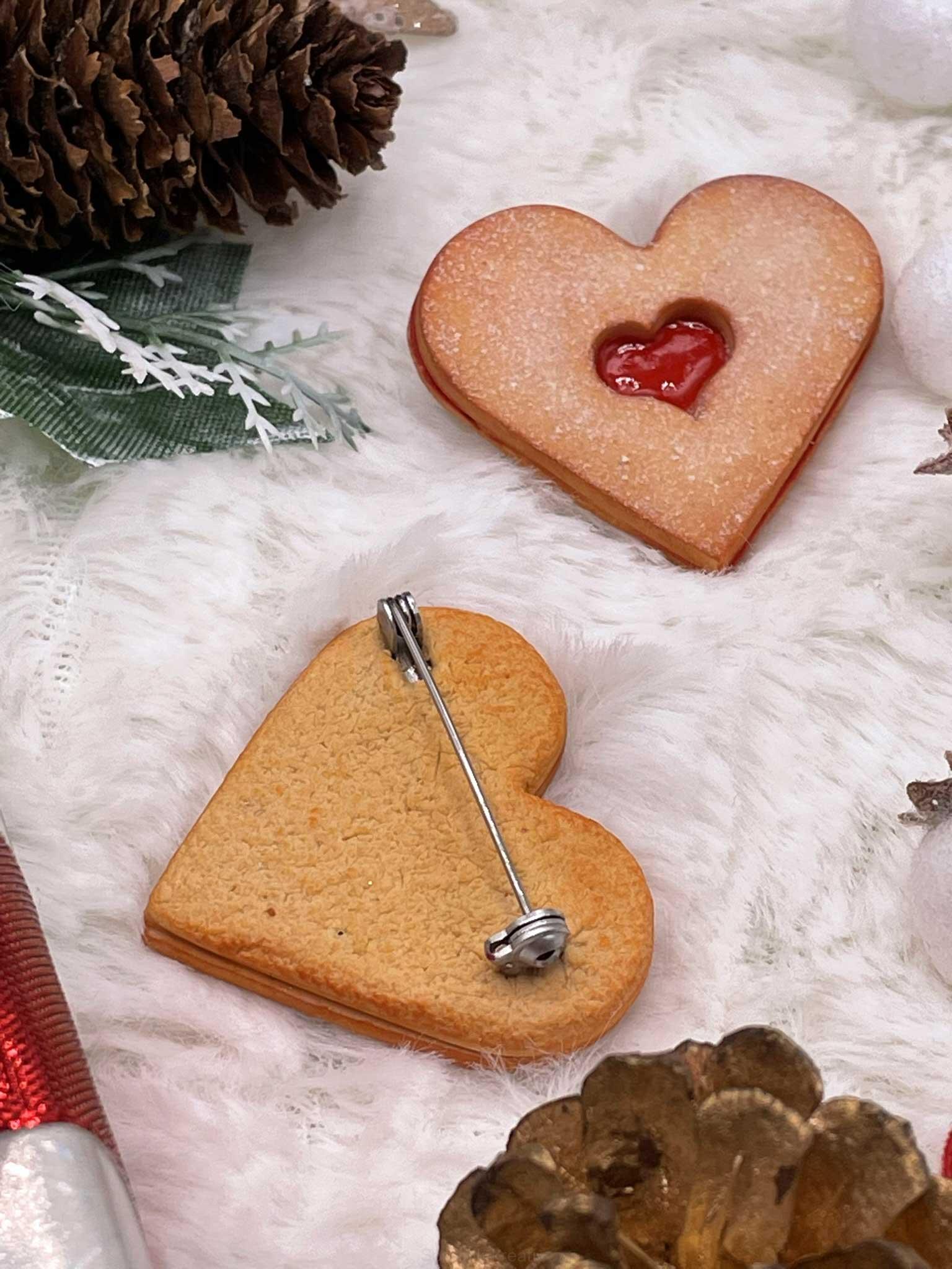 Brož – linecké srdce s marmeládou