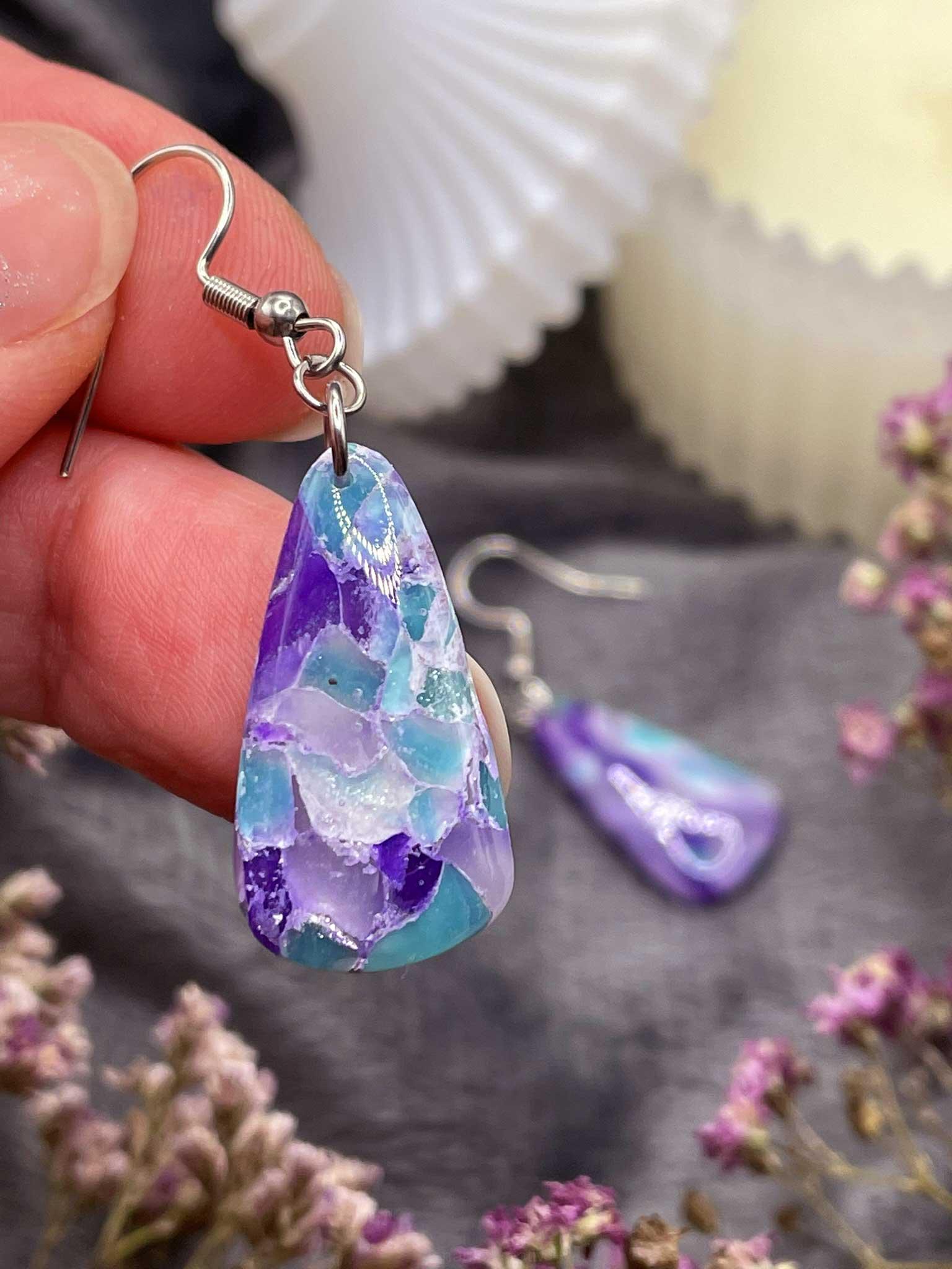 Náušnice Fluoritové snění