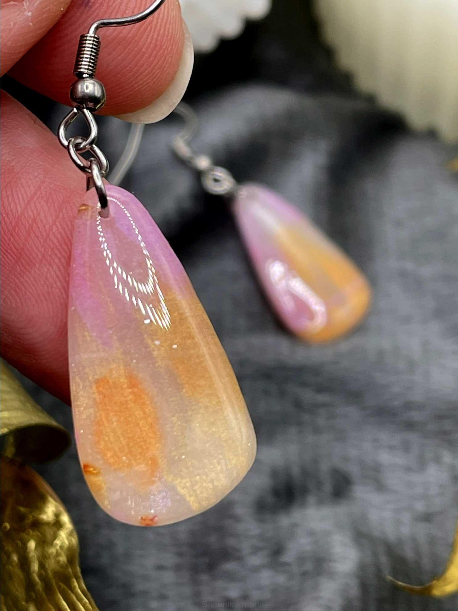 Náušnice Broskvová něha