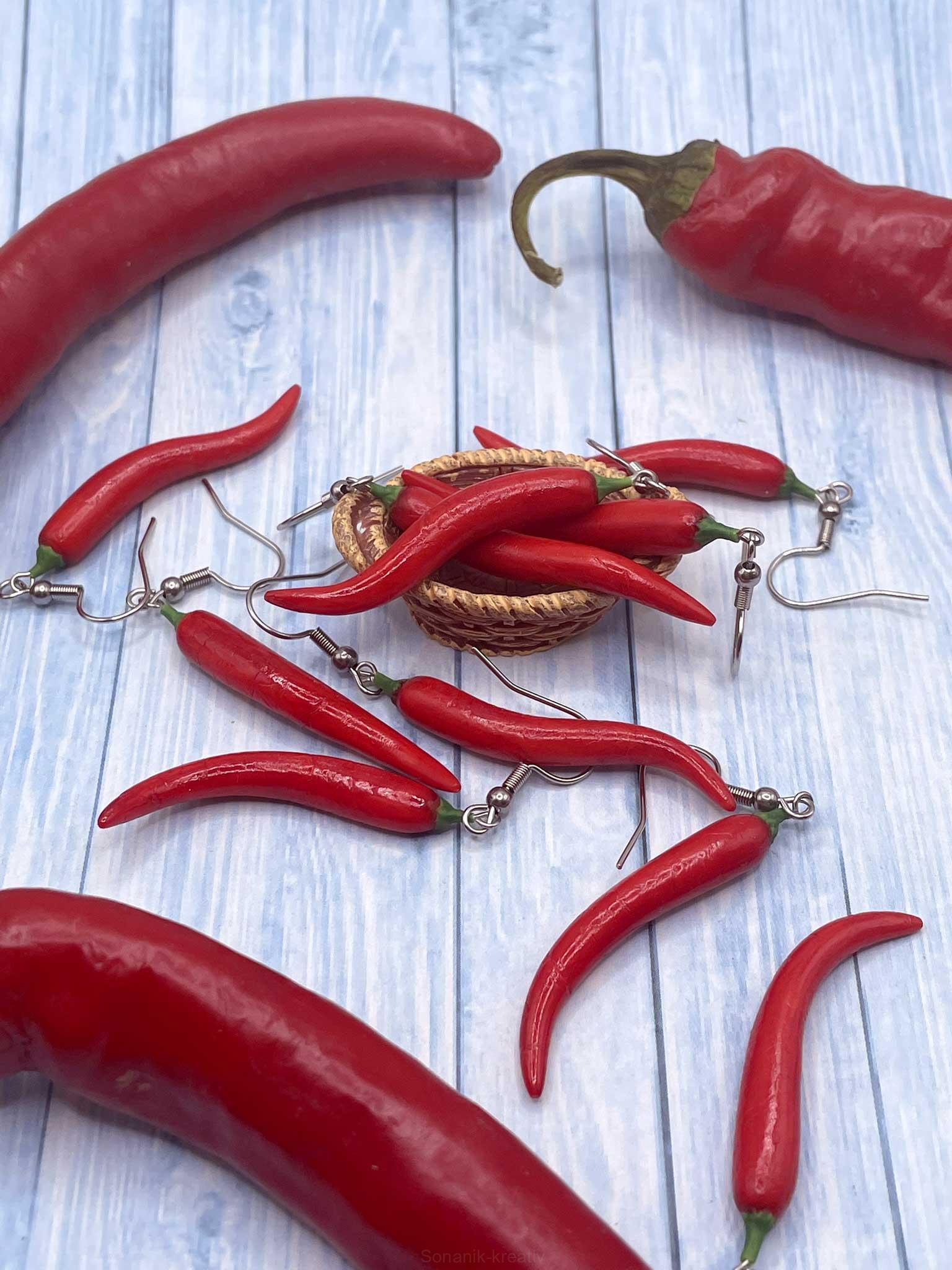 Náušnice Čili visací