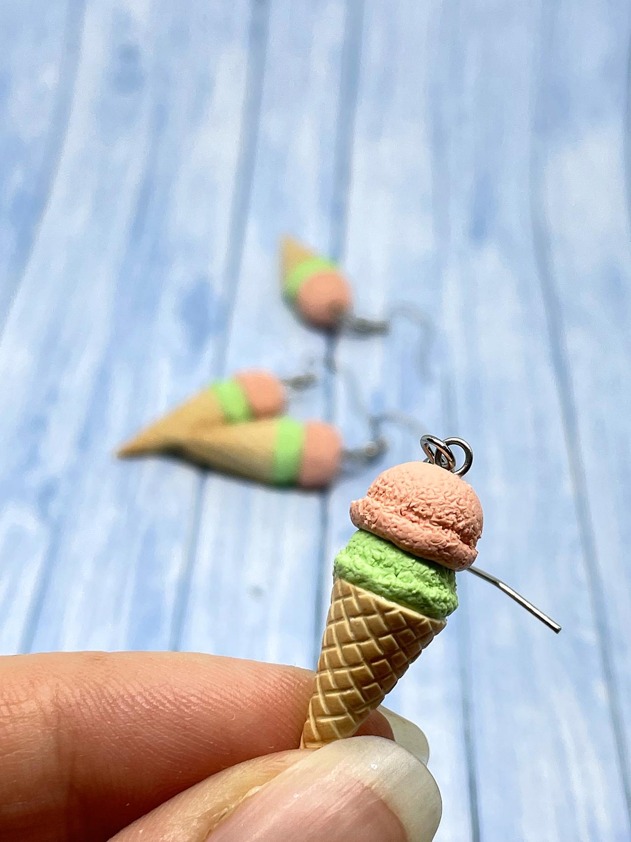 Náušnice Kopečková zmrzlina