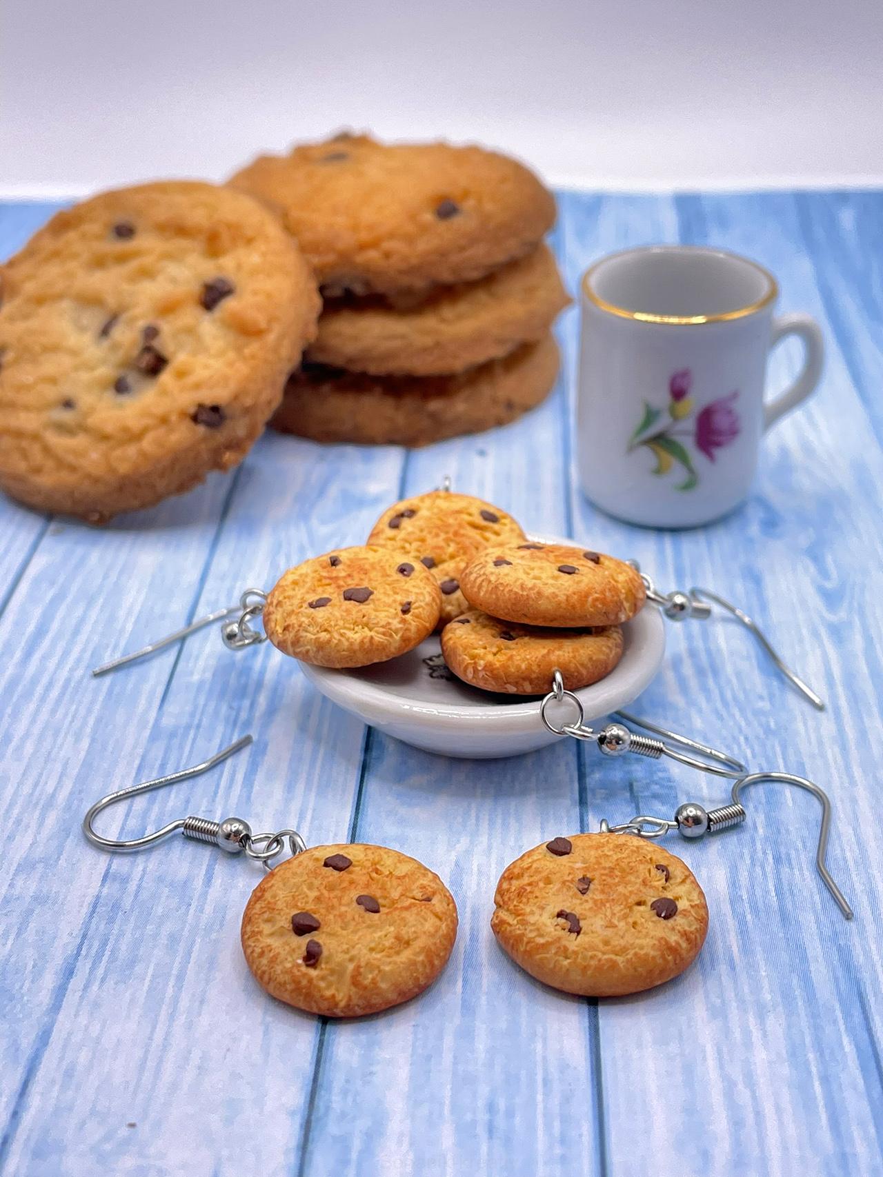 Náušnice sušenky Cookies visací