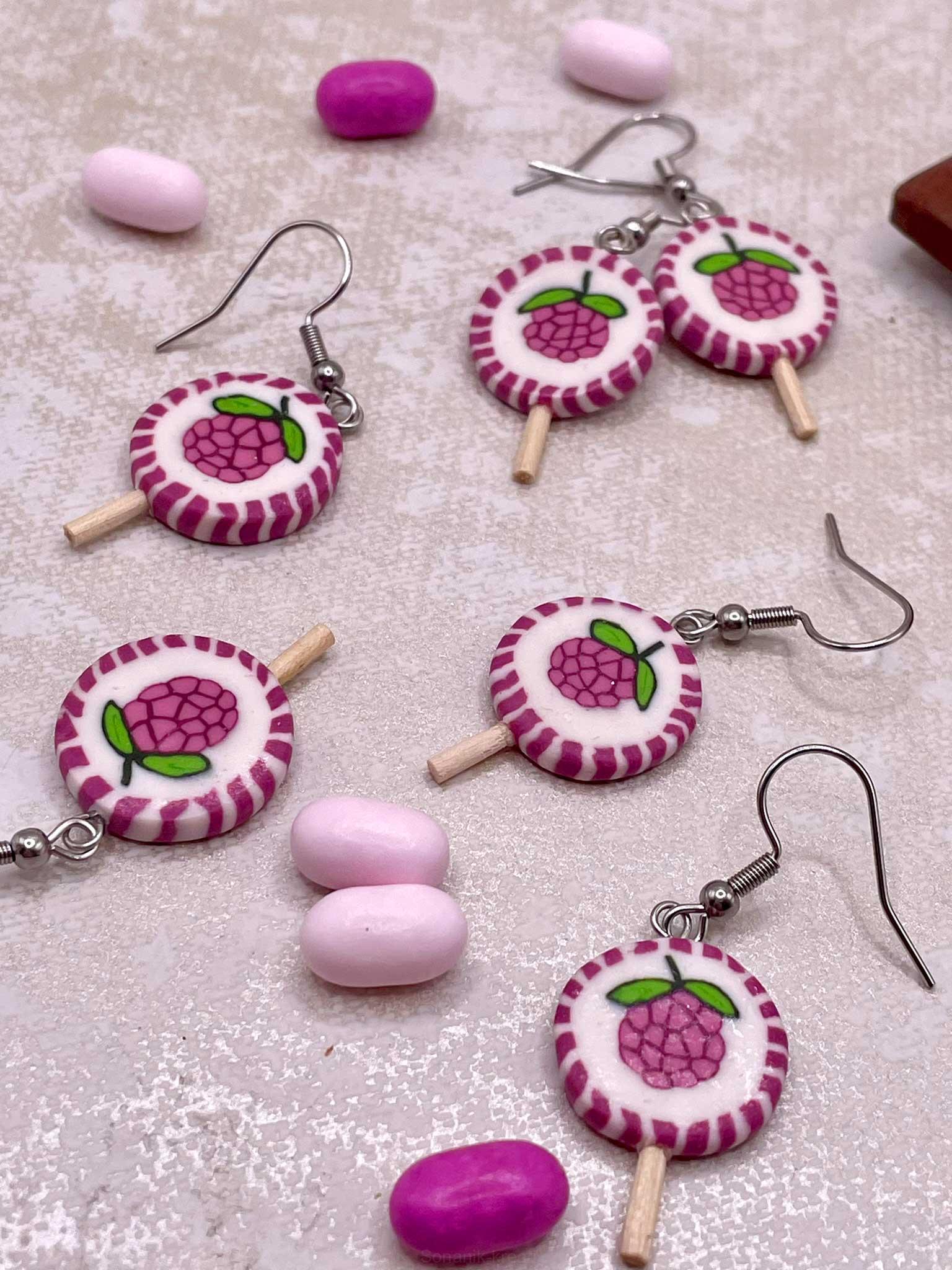 Náušnice Lízátka visací