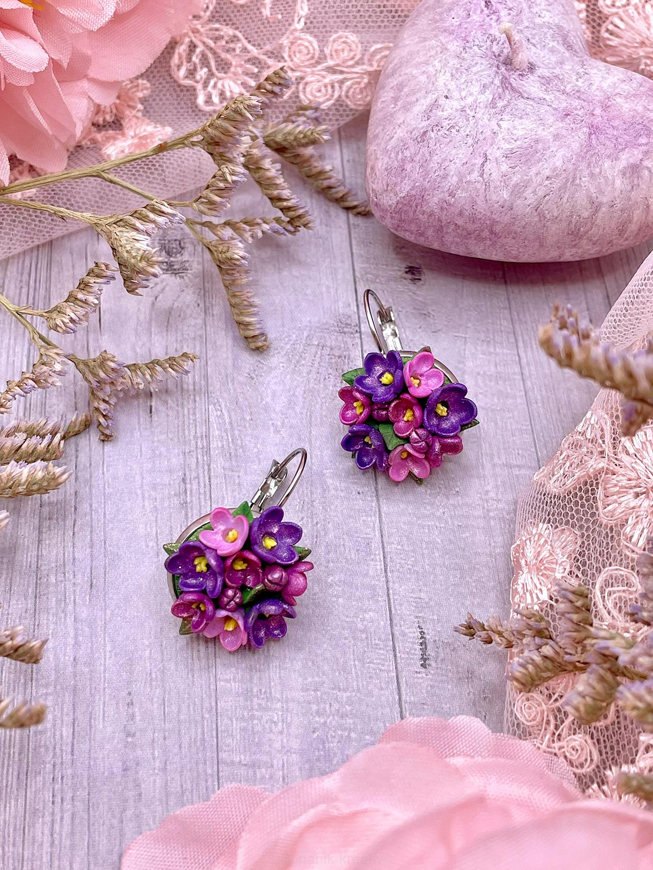 Náušnice květinkové 