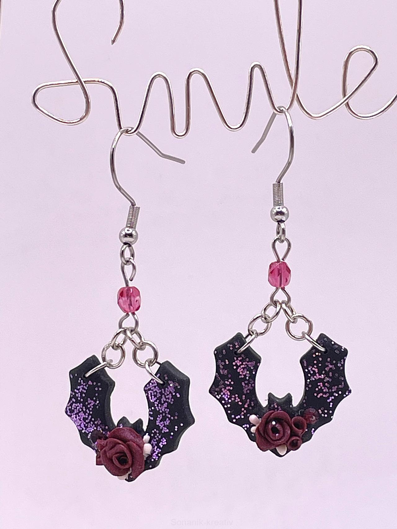 Náušnice netopýři