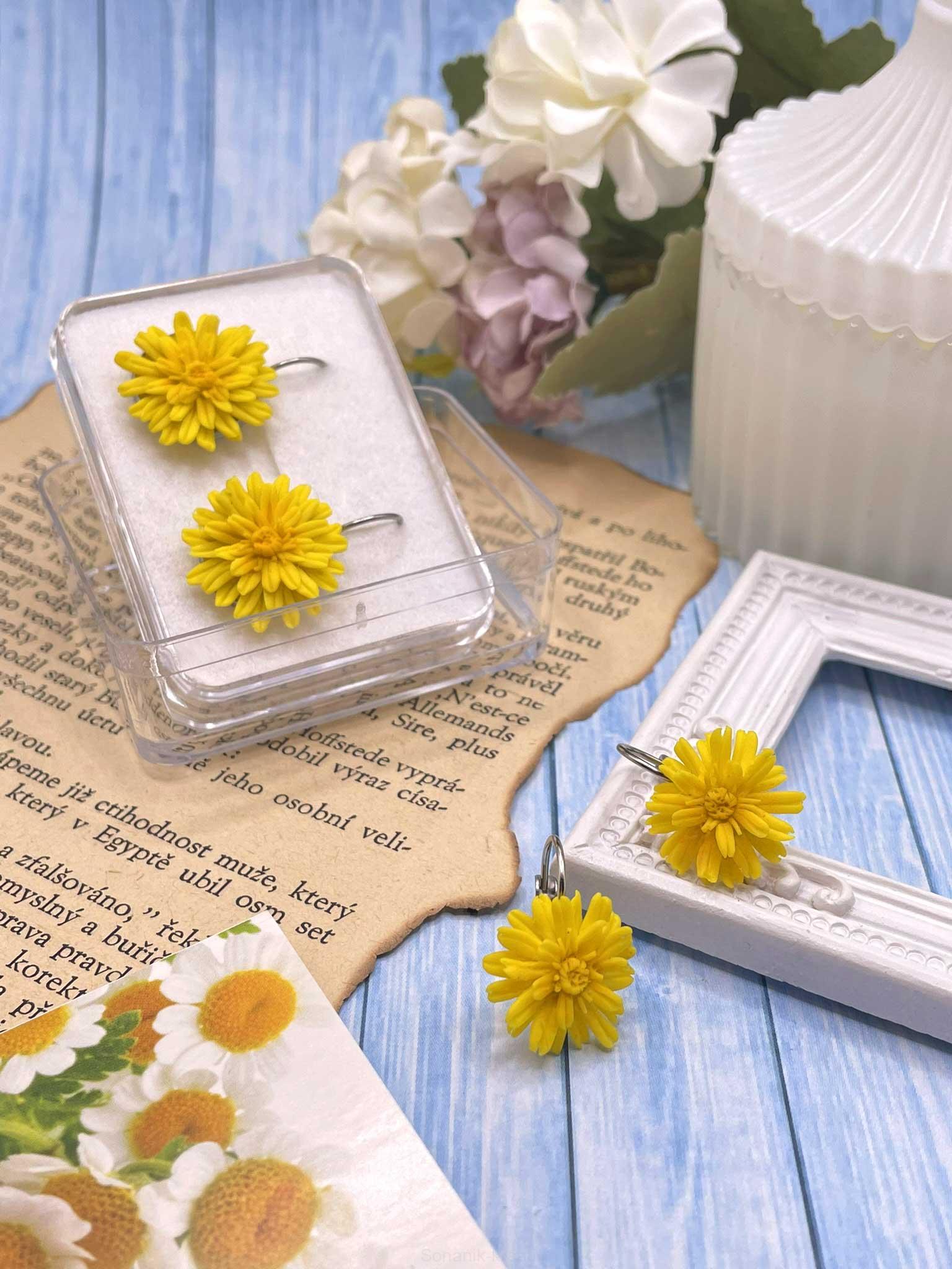 Náušnice Pampelišky