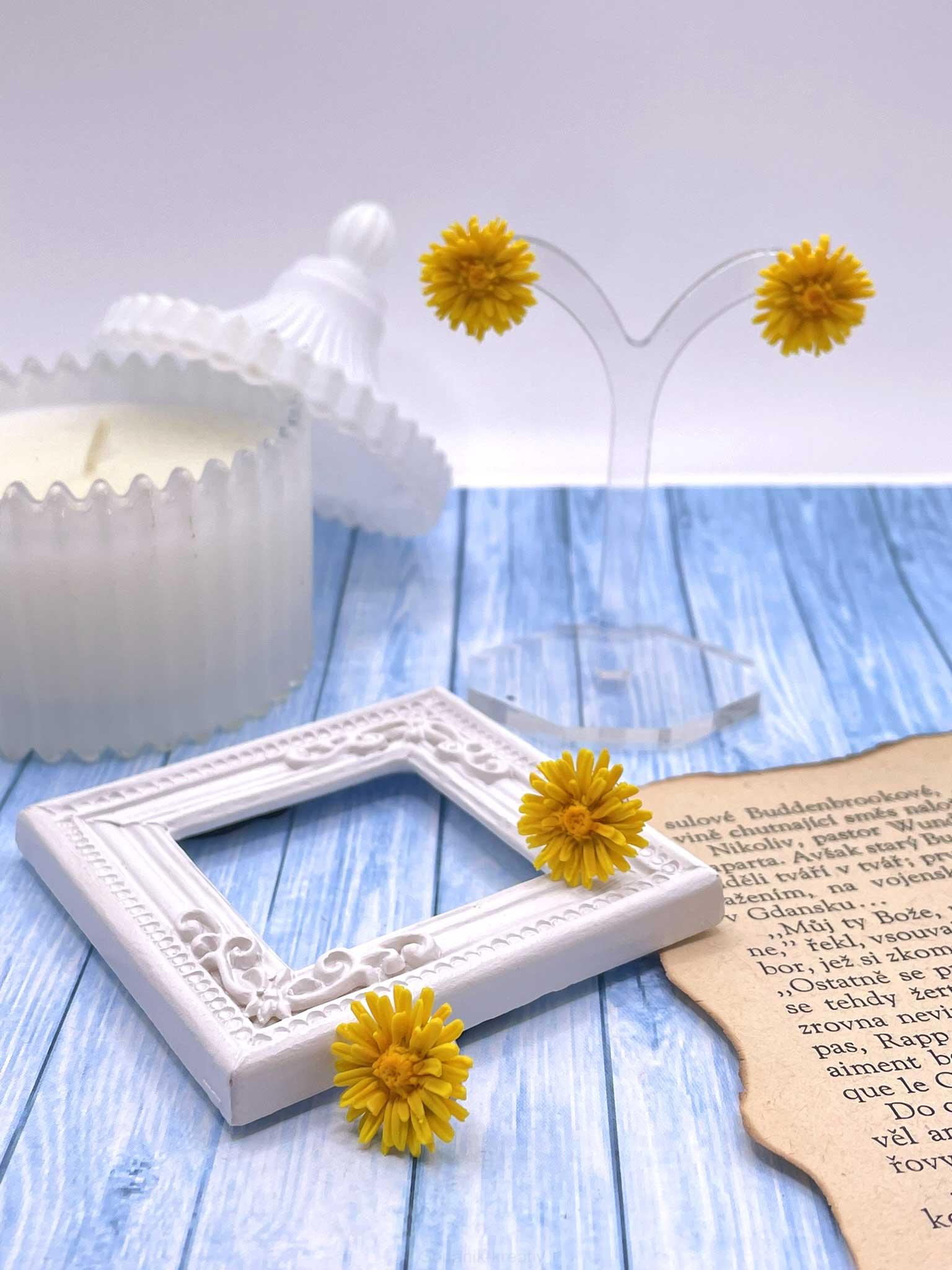 Náušnice Pampelišky