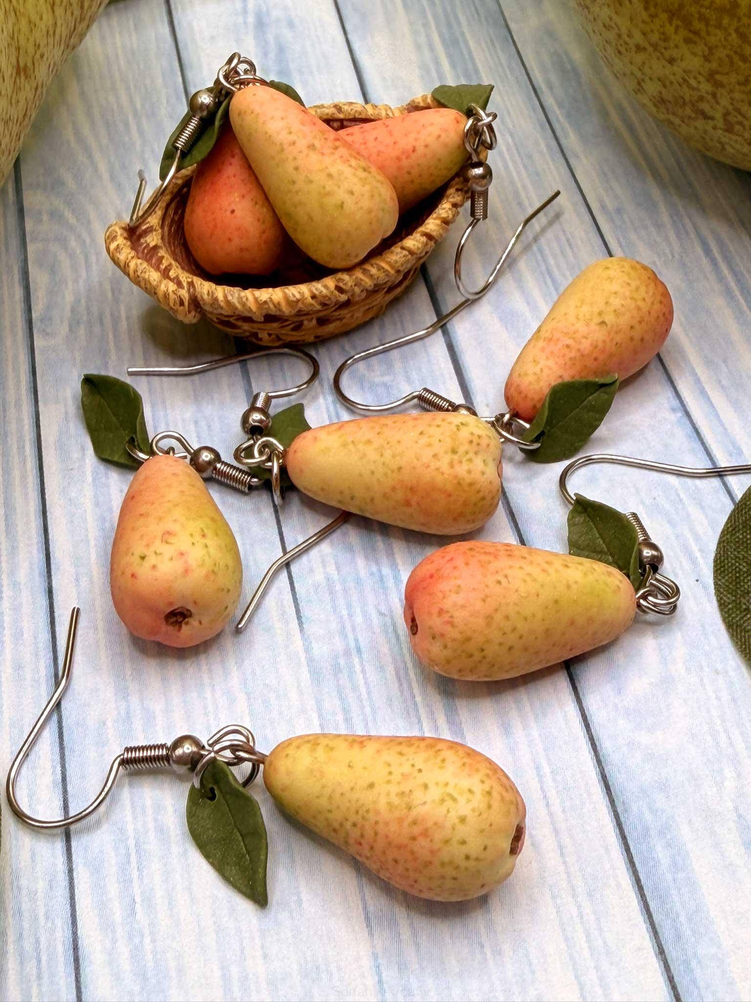 Náušnice Hrušky visací