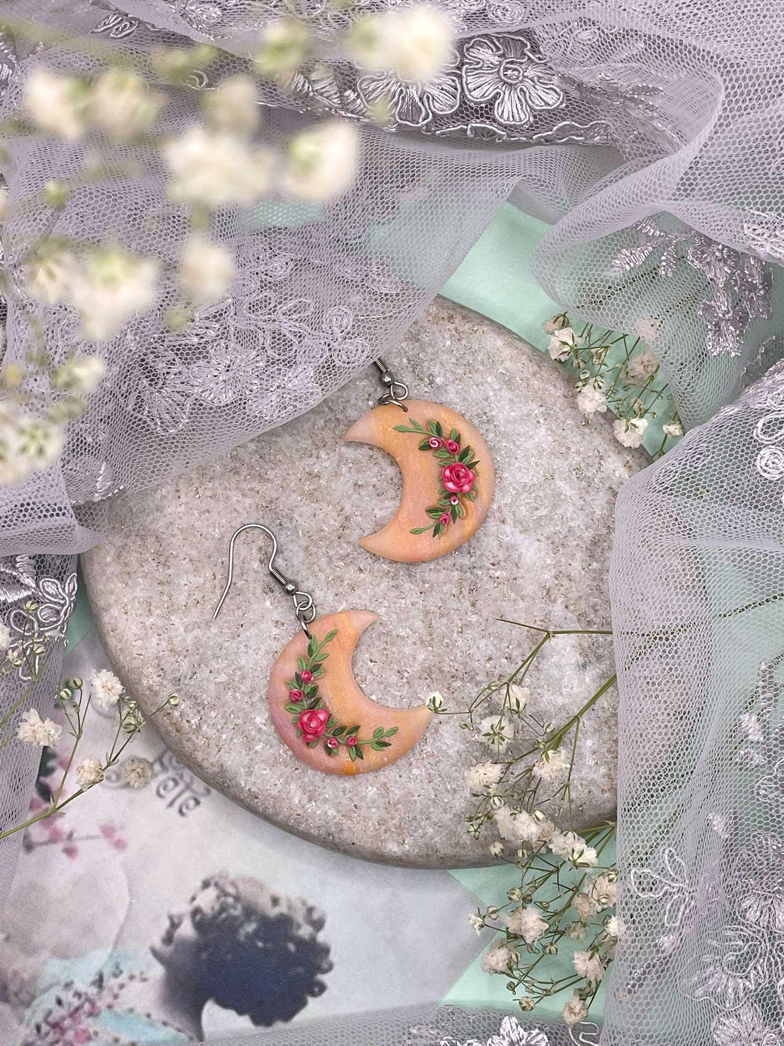 Náušnice Půlměsíční zahrada
