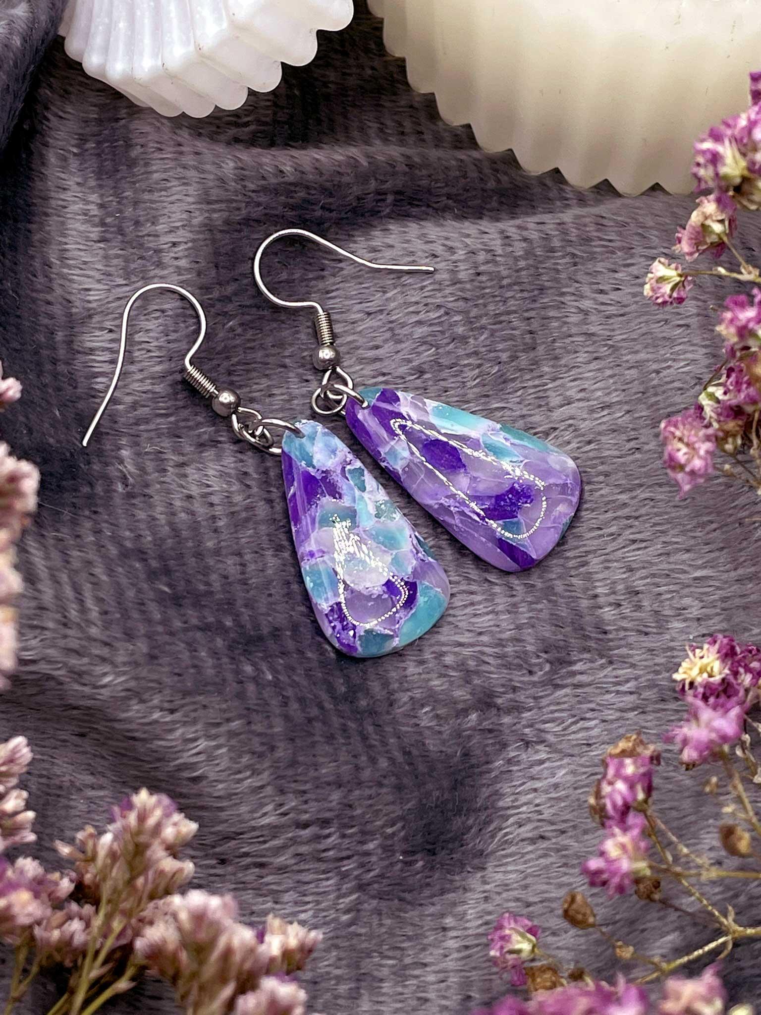 Náušnice Fluoritové snění