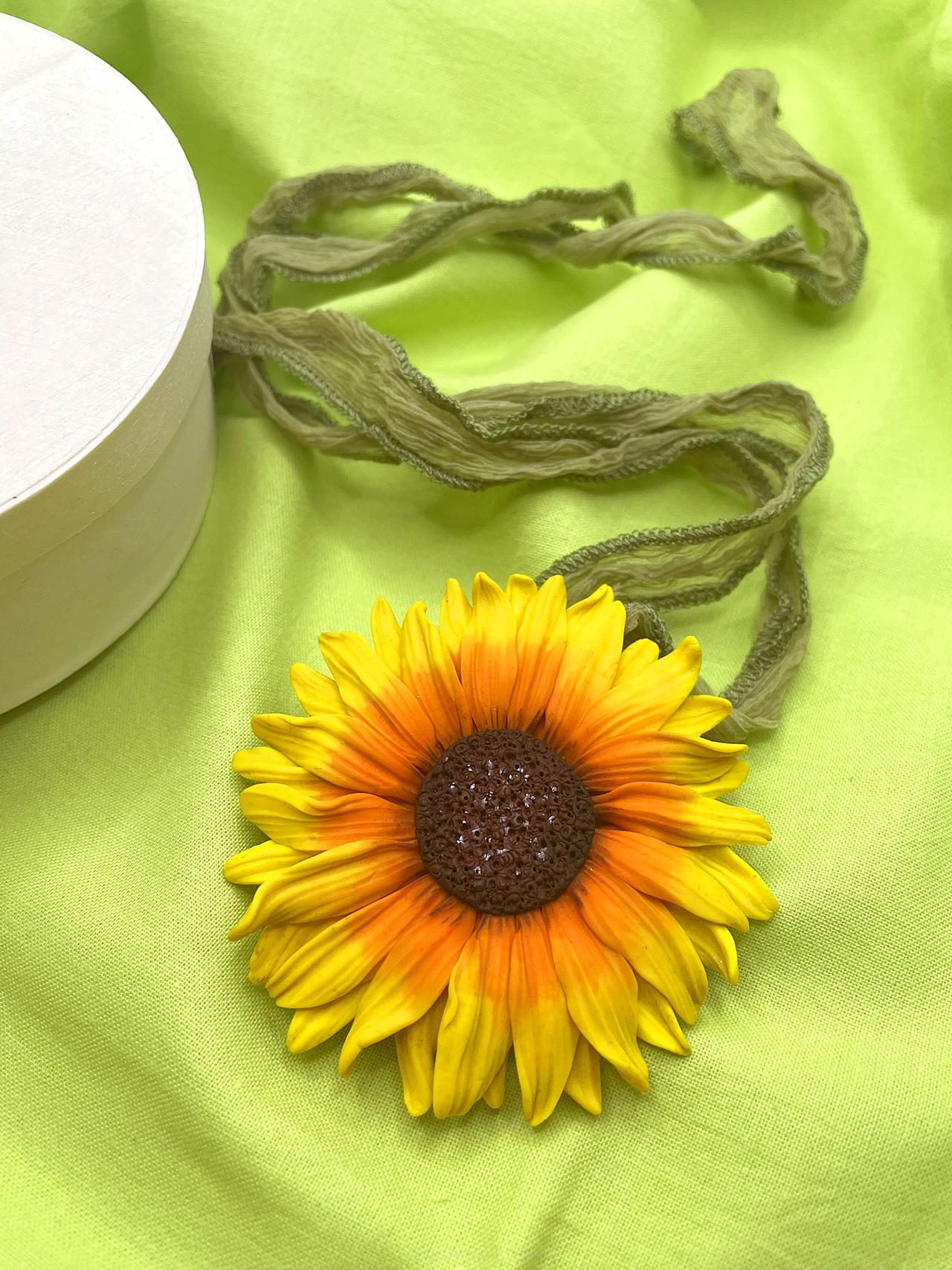 Náhrdelník Slunečnice