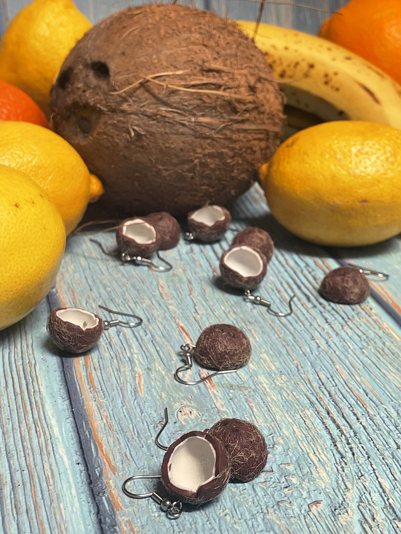 Náušnice Kokosy