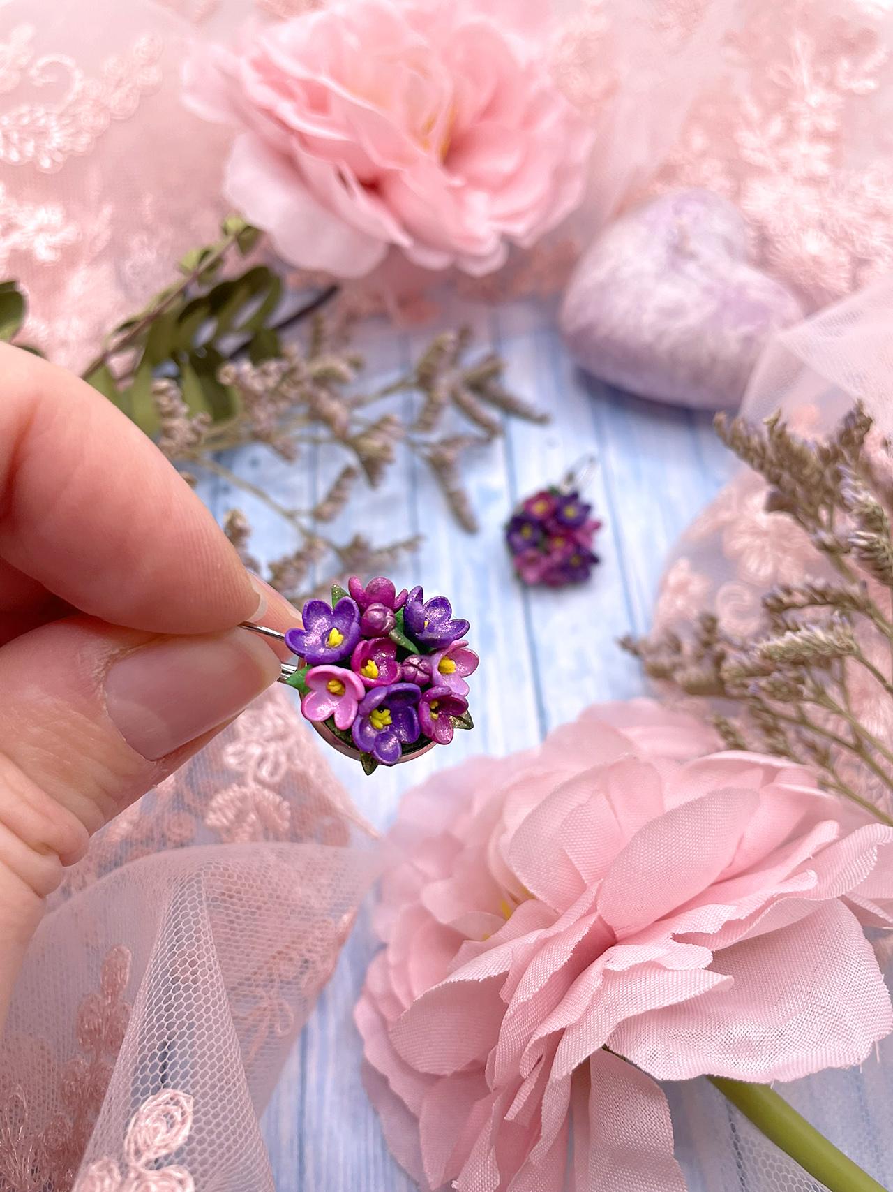 Náušnice květinkové 