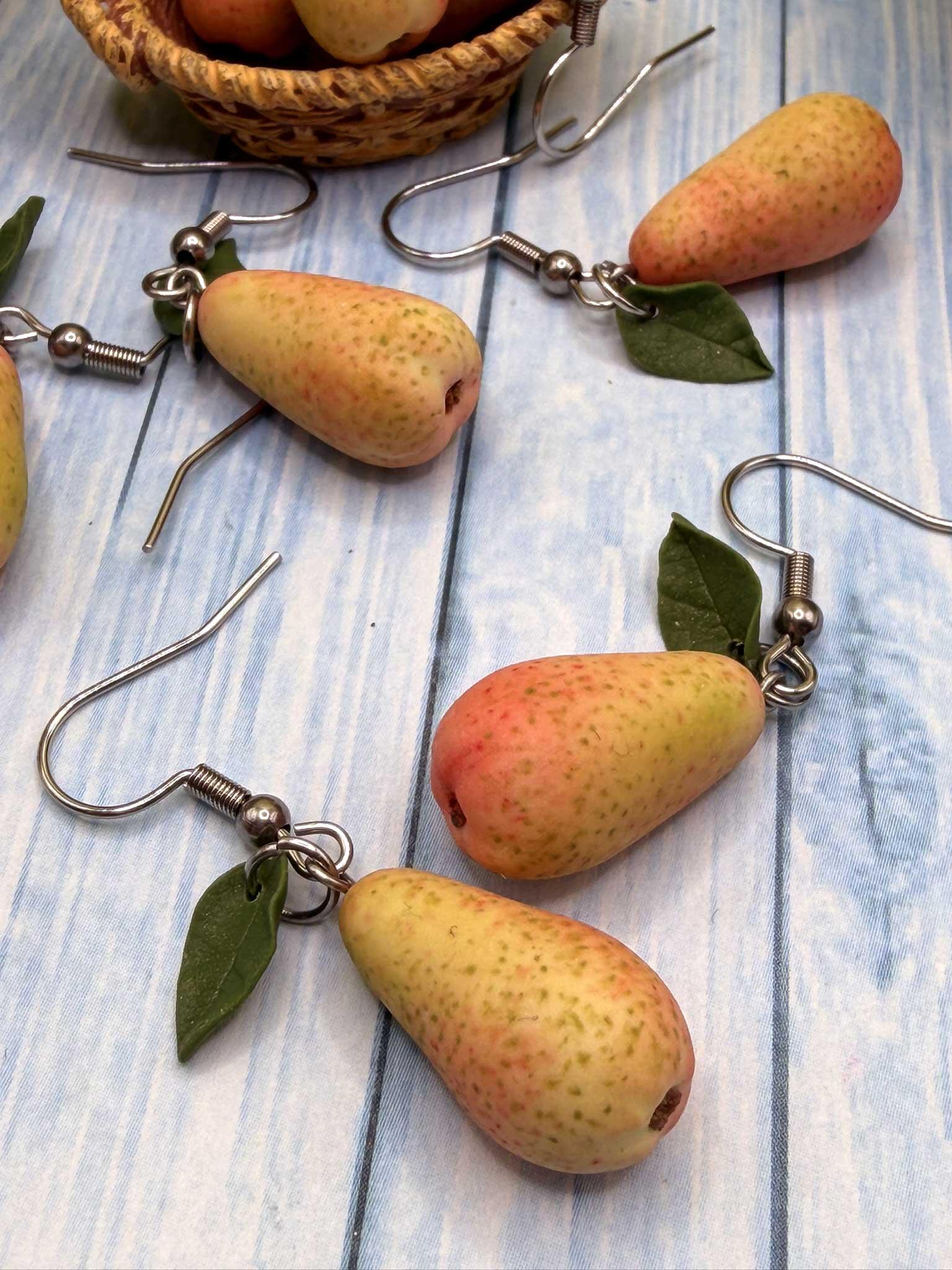 Náušnice Hrušky visací