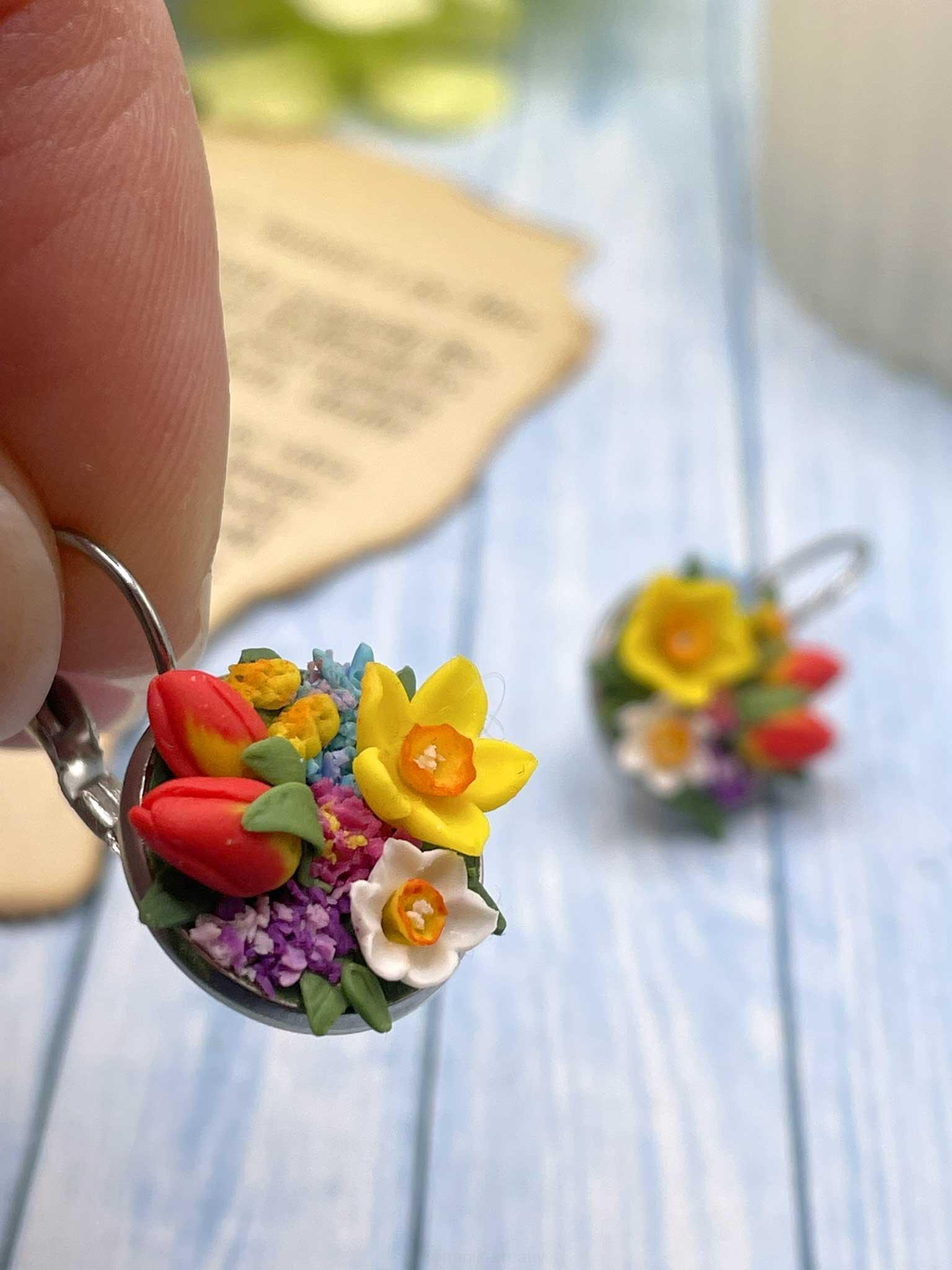 Náušnice květinkové 