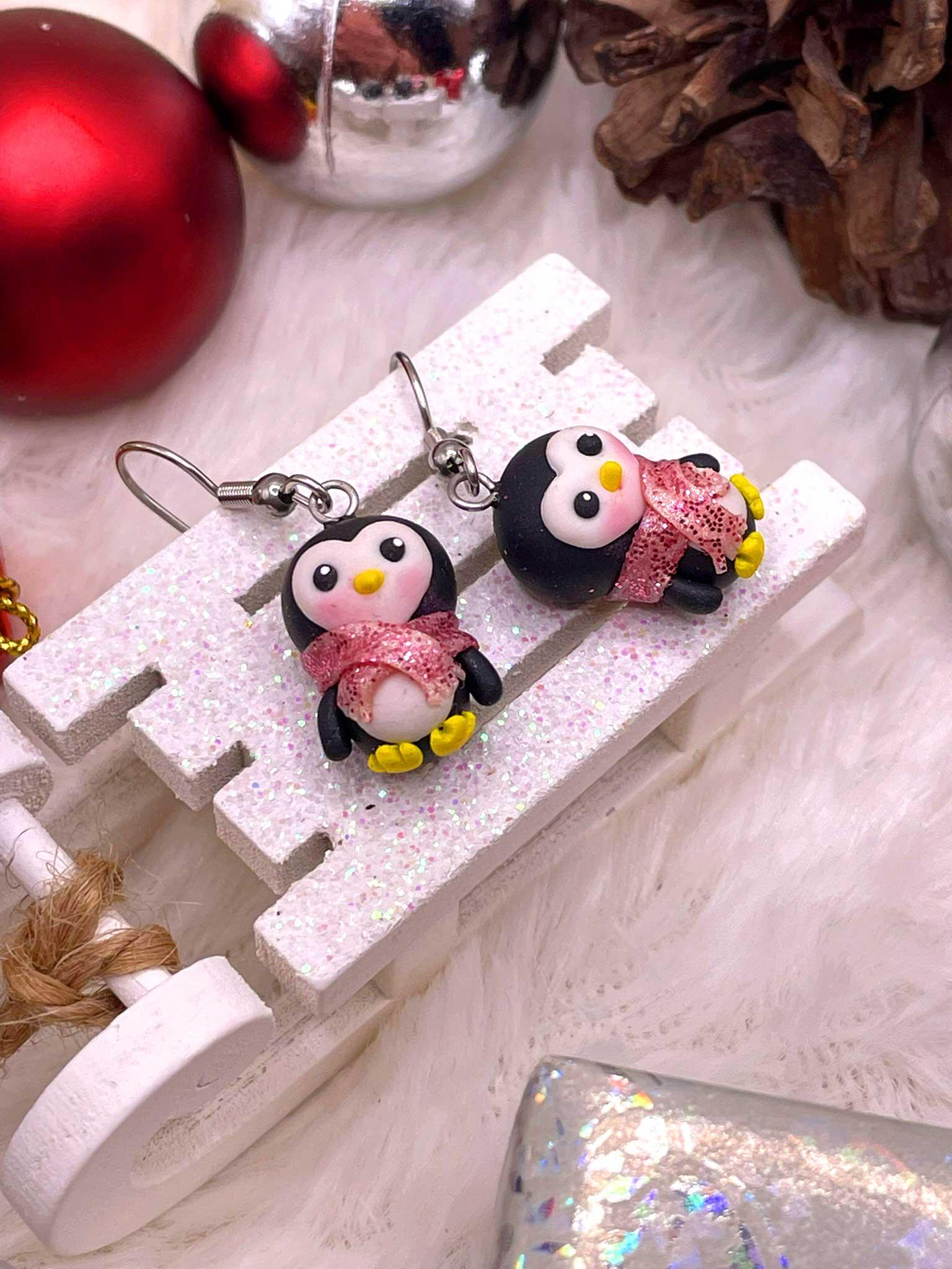 Náušnice tučňáci