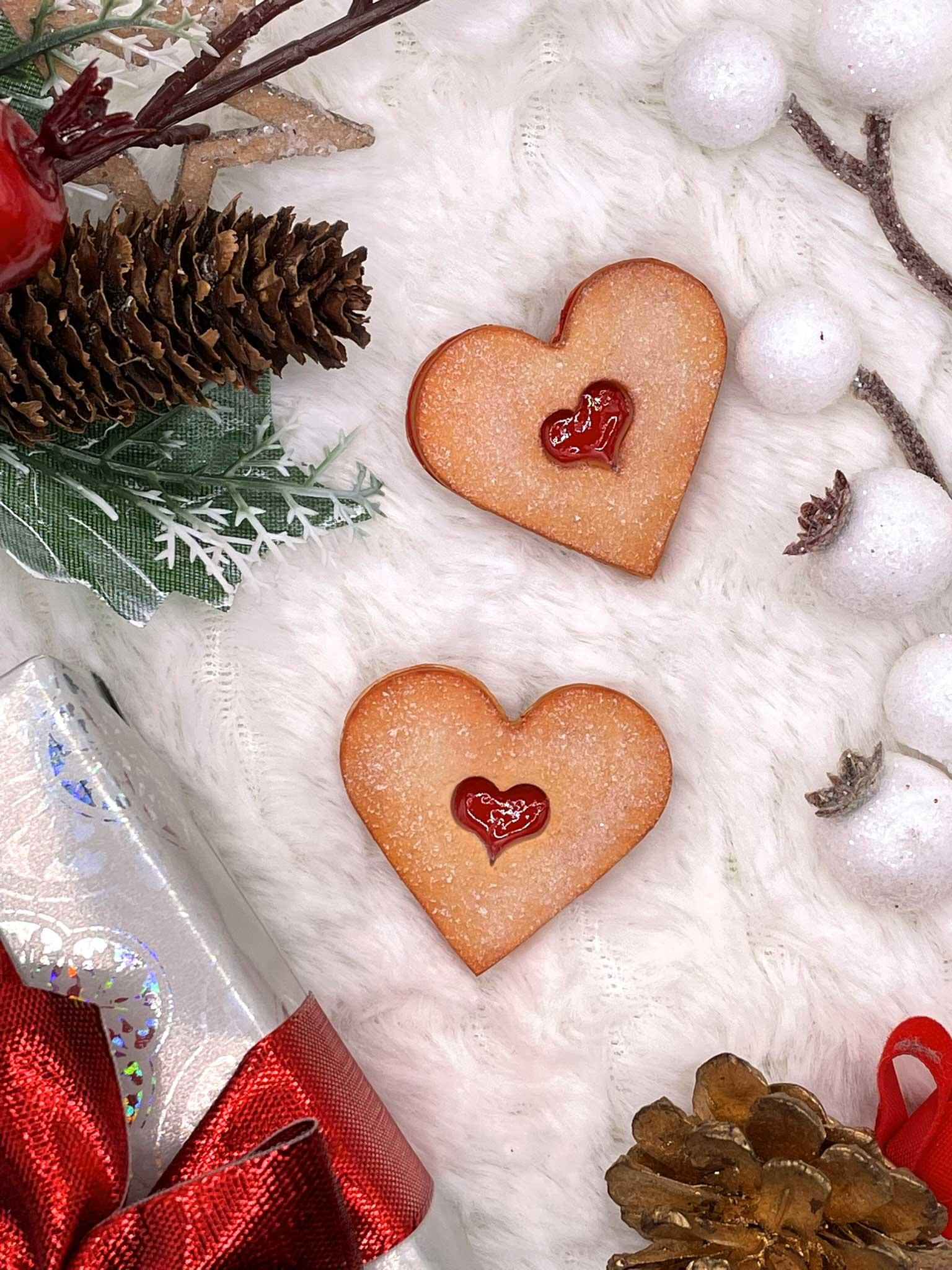 Brož – linecké srdce s marmeládou