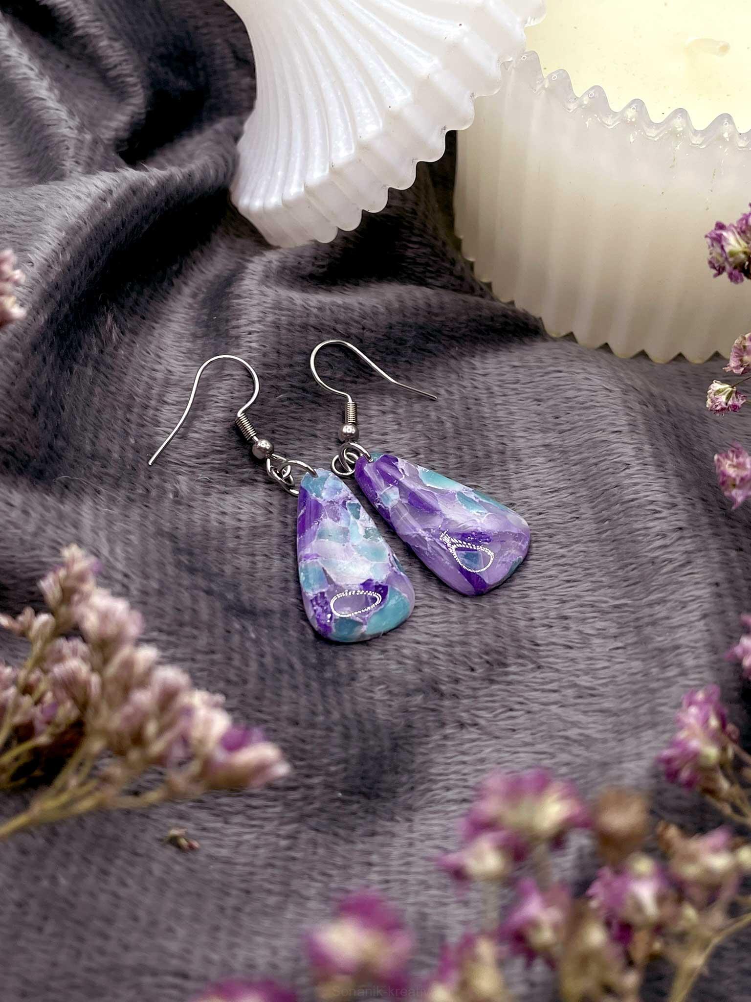 Náušnice Fluoritové snění