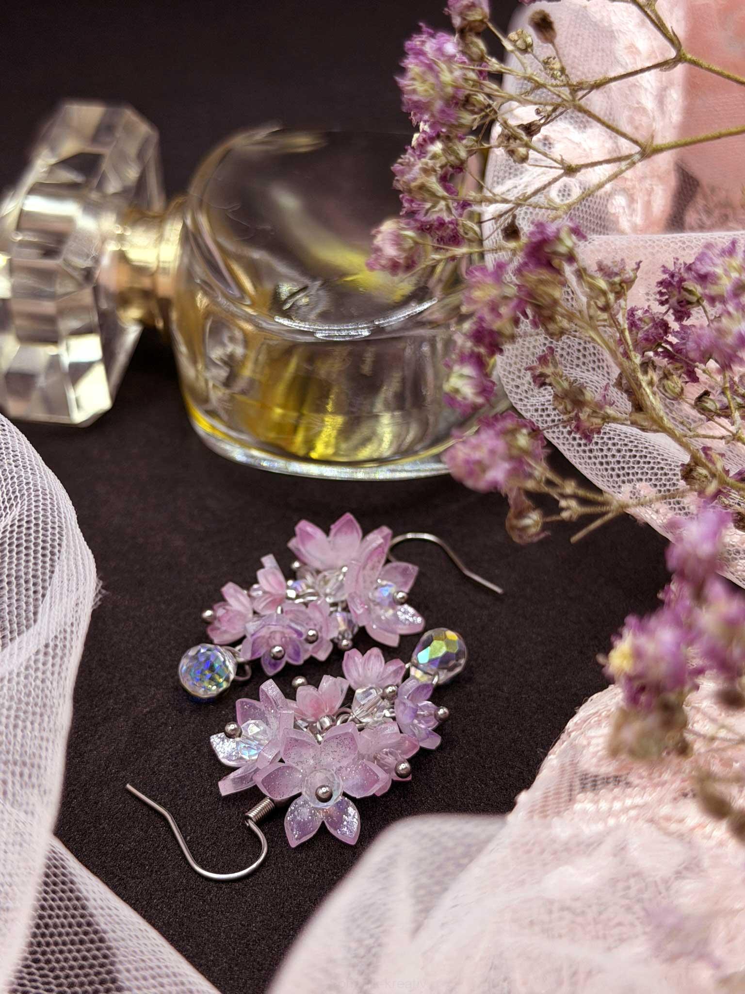 Náušnice visací Princess