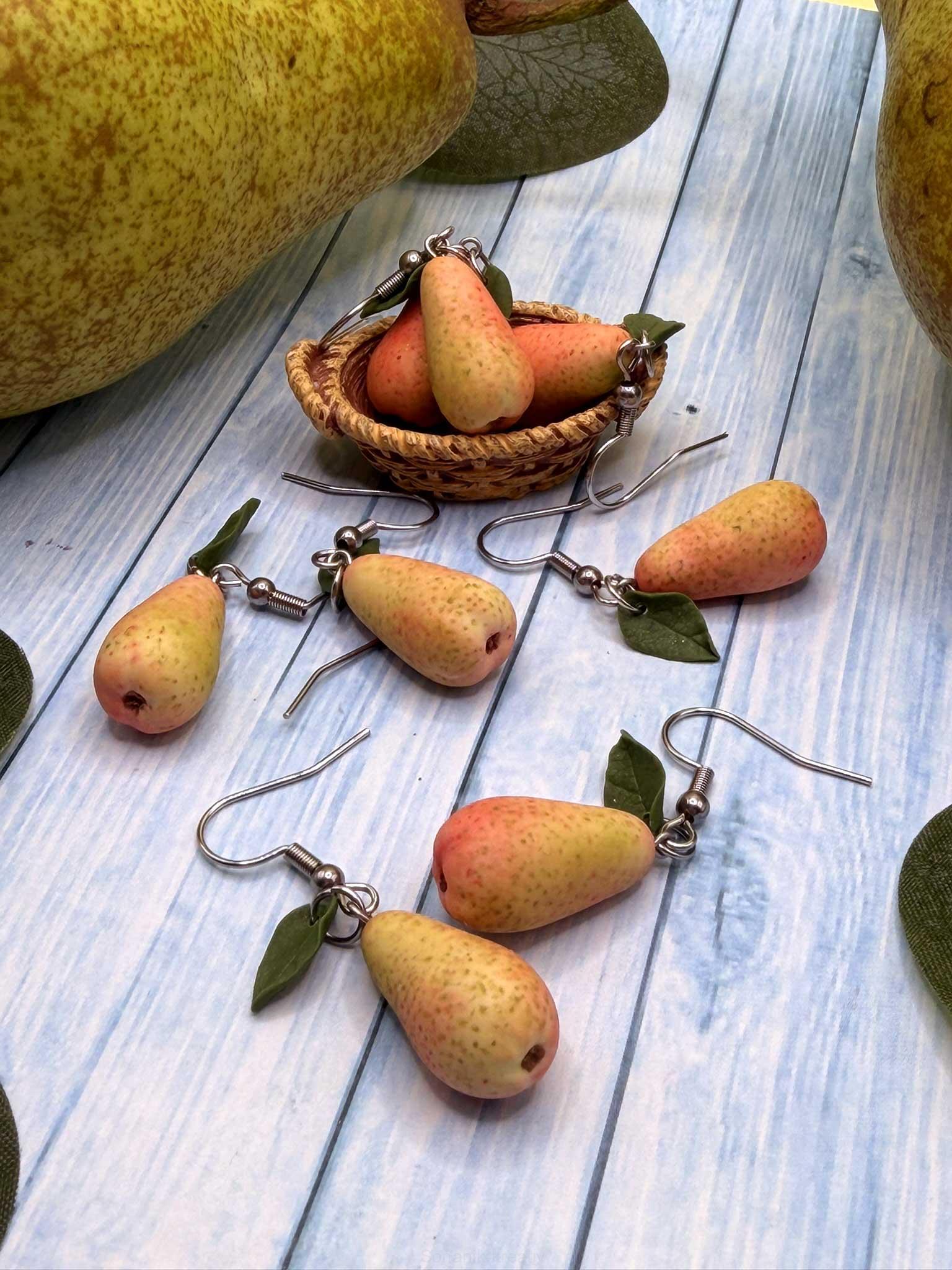 Náušnice Hrušky visací