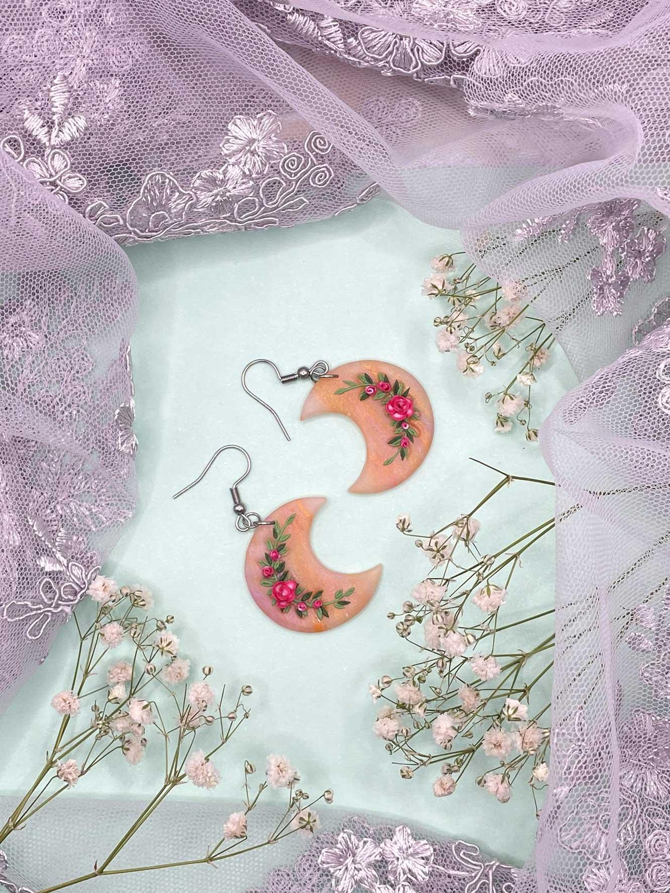 Náušnice Půlměsíční zahrada