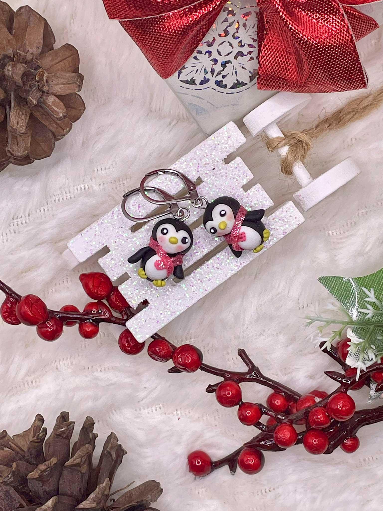 Náušnice tučňáci