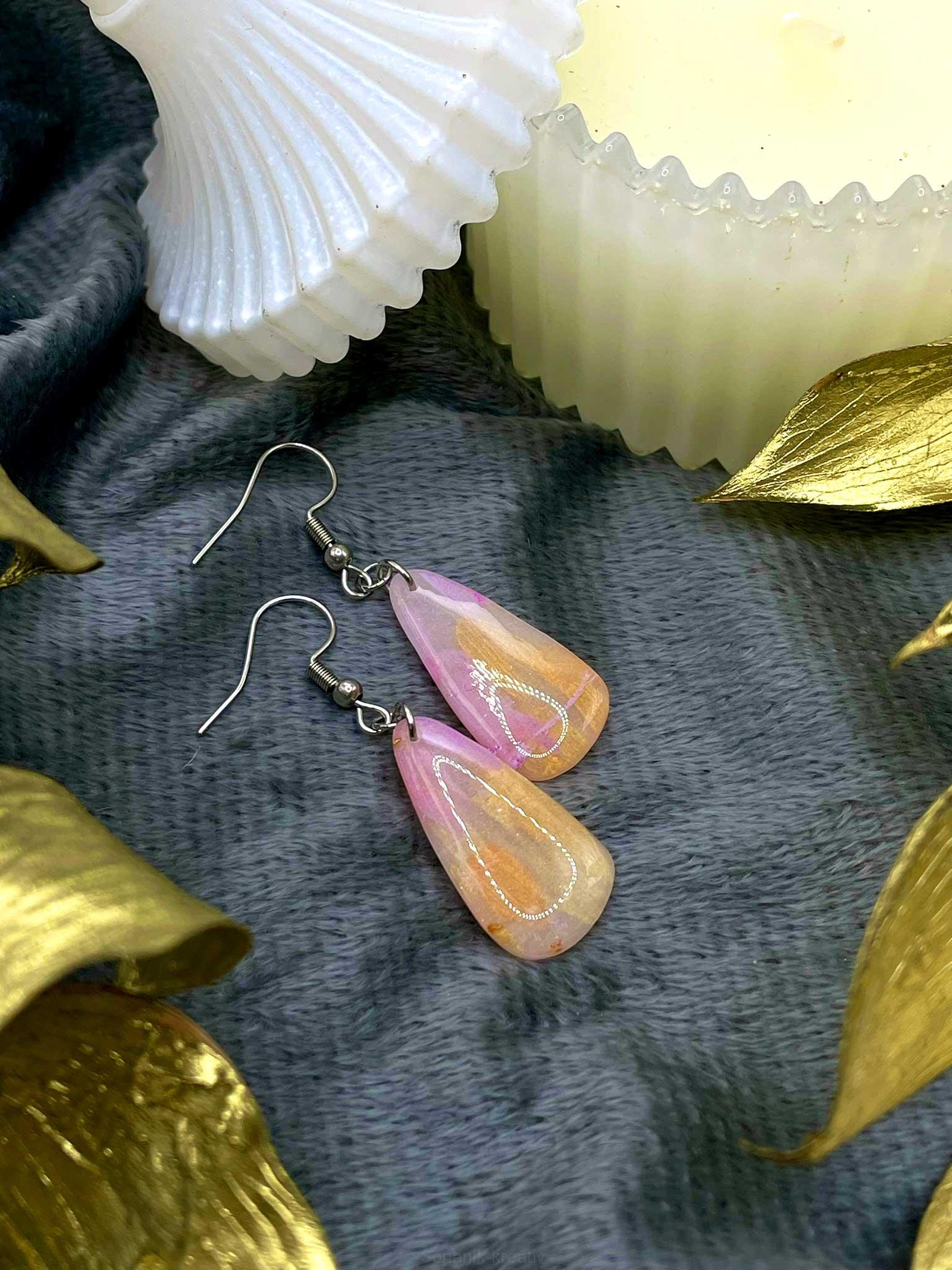 Náušnice Broskvová něha