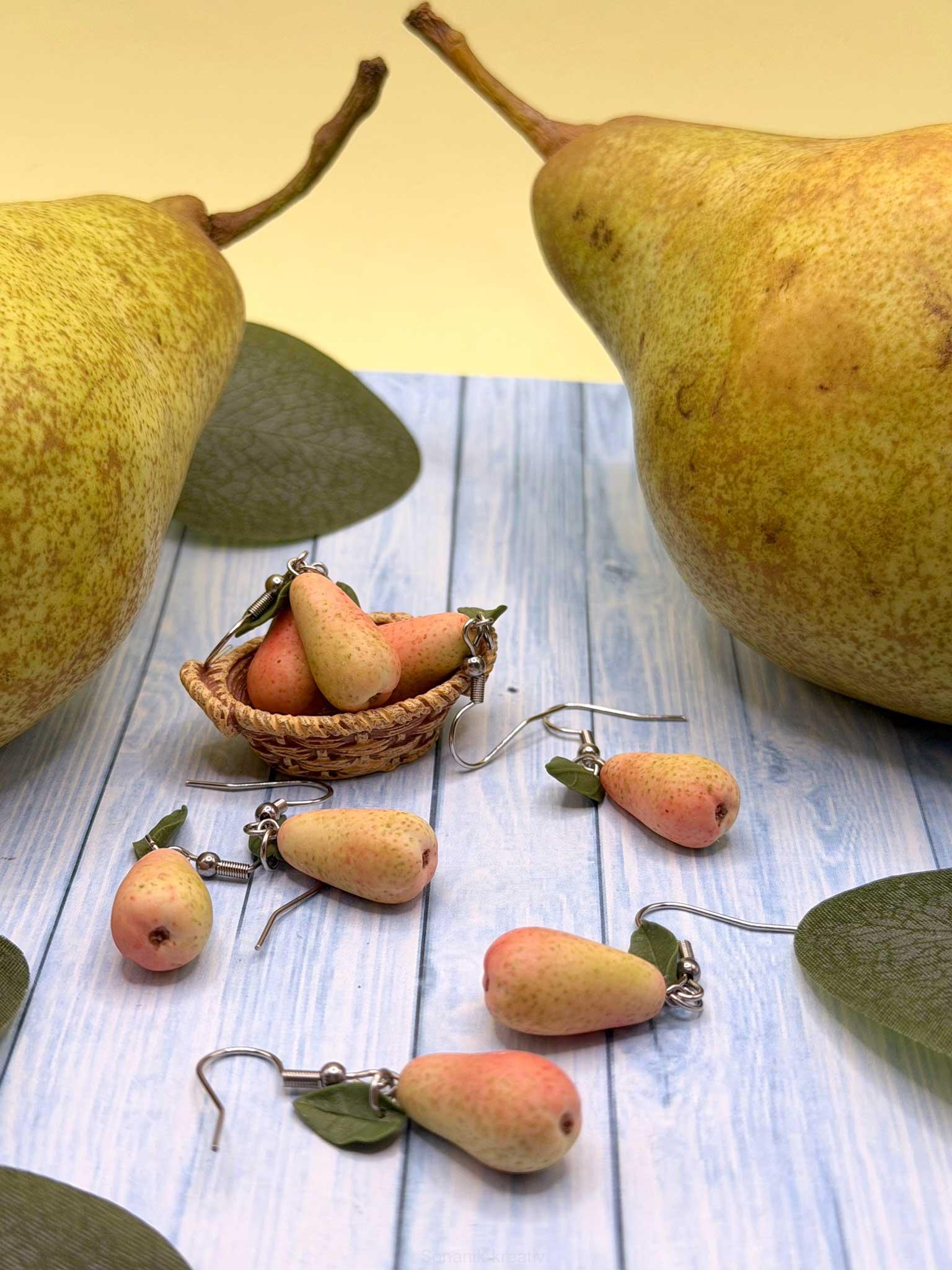 Náušnice Hrušky visací