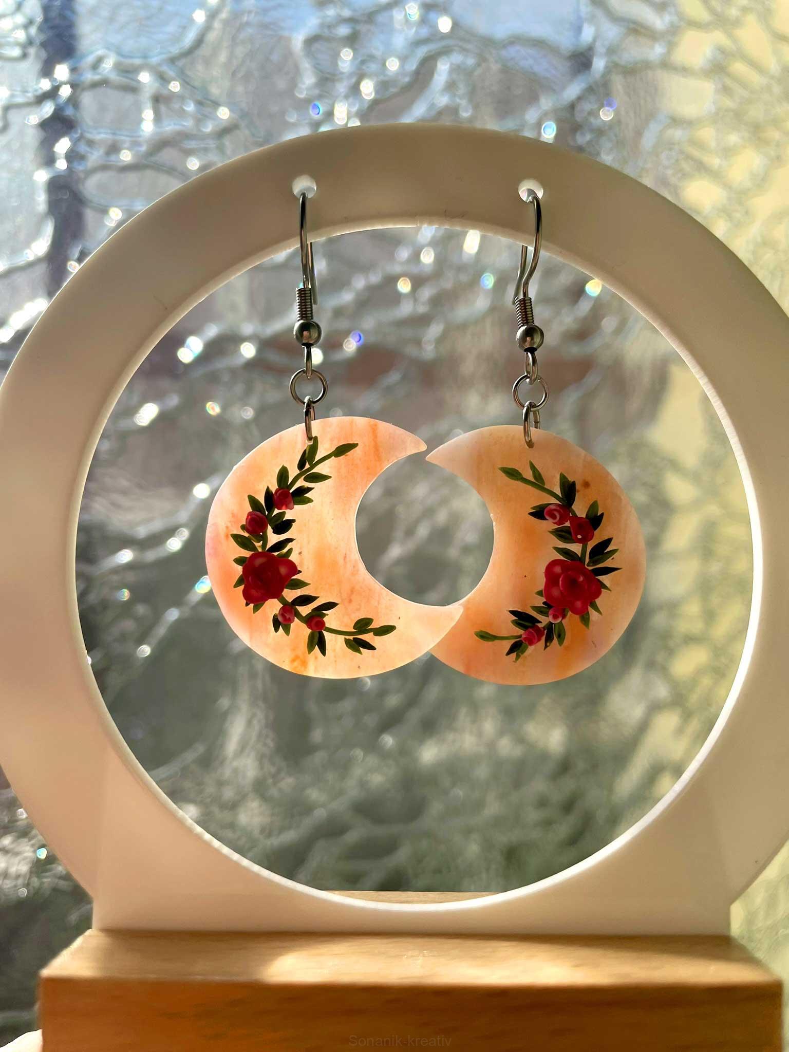 Náušnice Půlměsíční zahrada