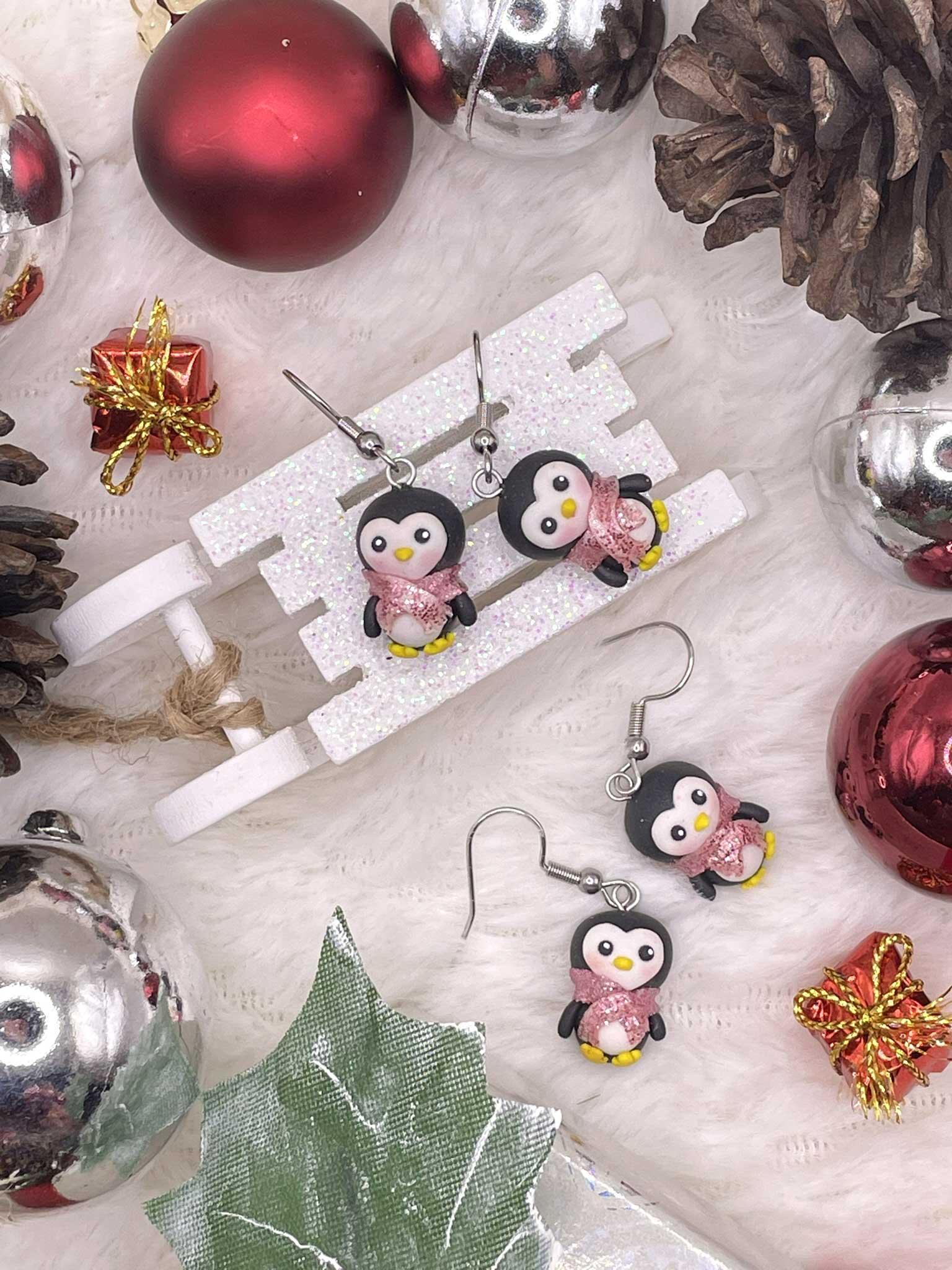 Náušnice tučňáci