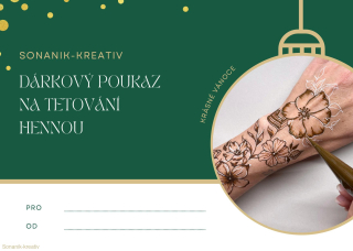 Dárkový poukaz Henna