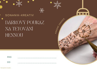 Dárkový poukaz Henna