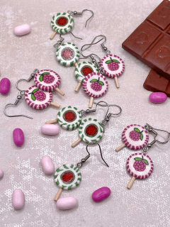 Náušnice Lízátka visací