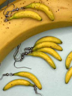 Náušnice Banány visací