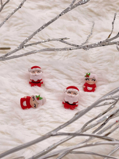 Náušnice Santa pecky/napichovací