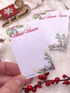 Dárková kartička Vánoční