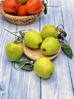Náušnice Jablka zelená