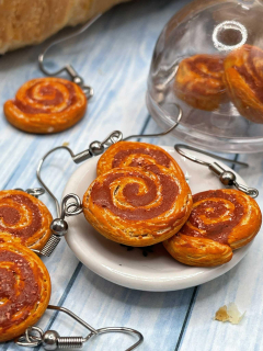 Náušnice Skořicoví šneci