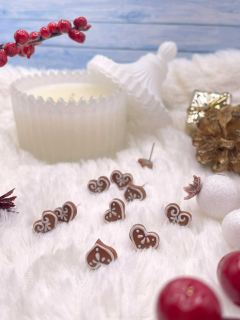 Náušnice mini srdíčka pecky/napichovací